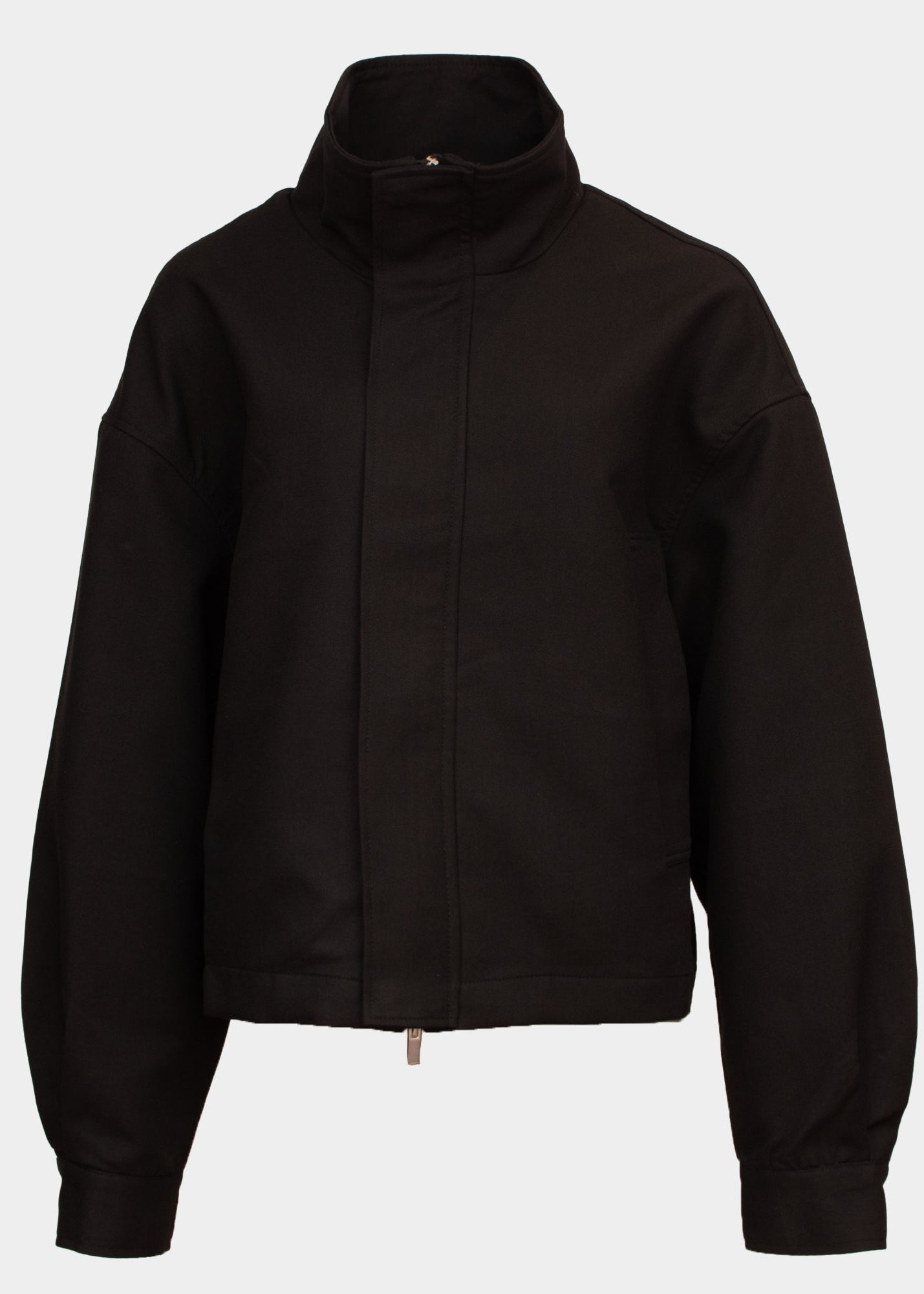 Eida black relaxed fit bomber jacket