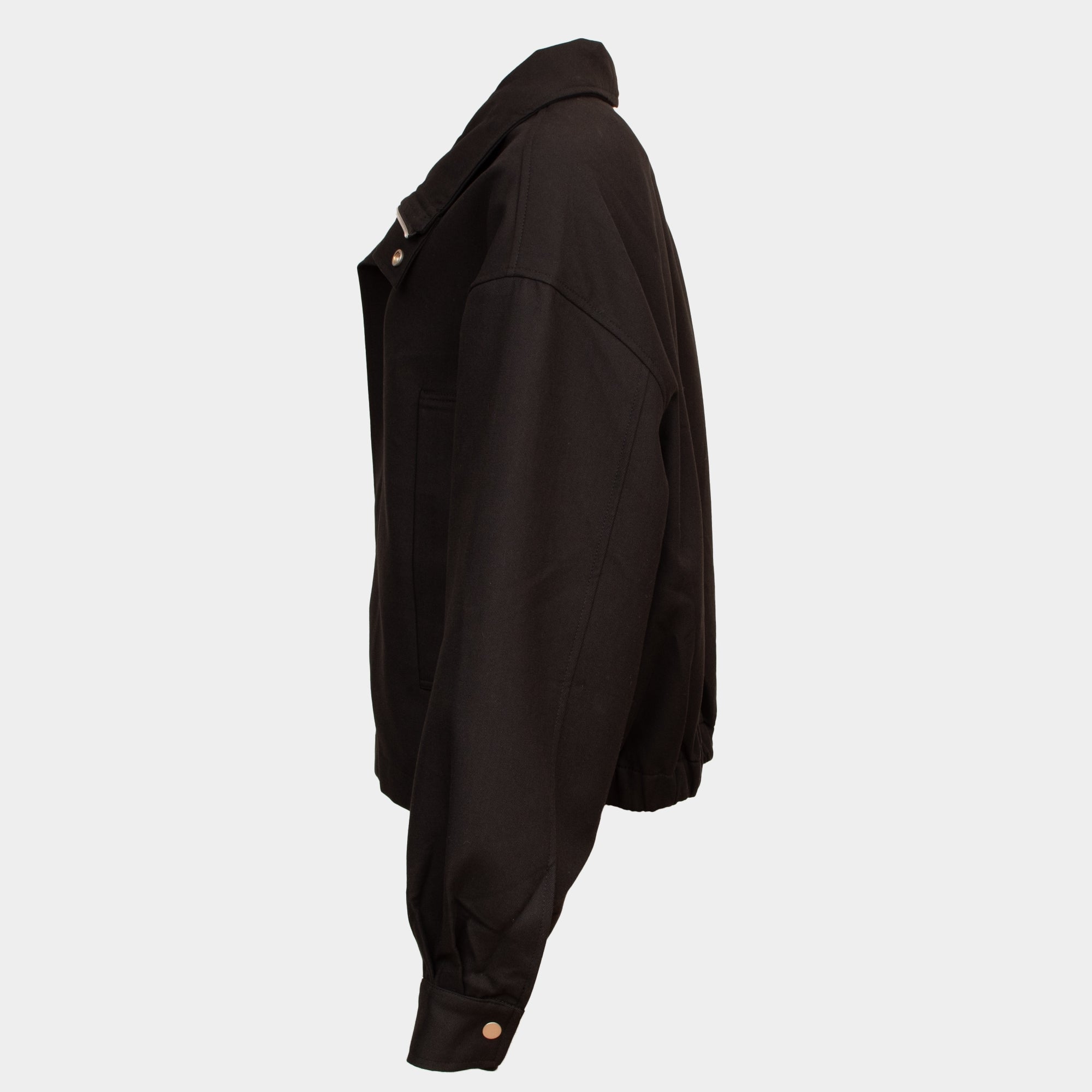Eida black relaxed fit bomber jacket