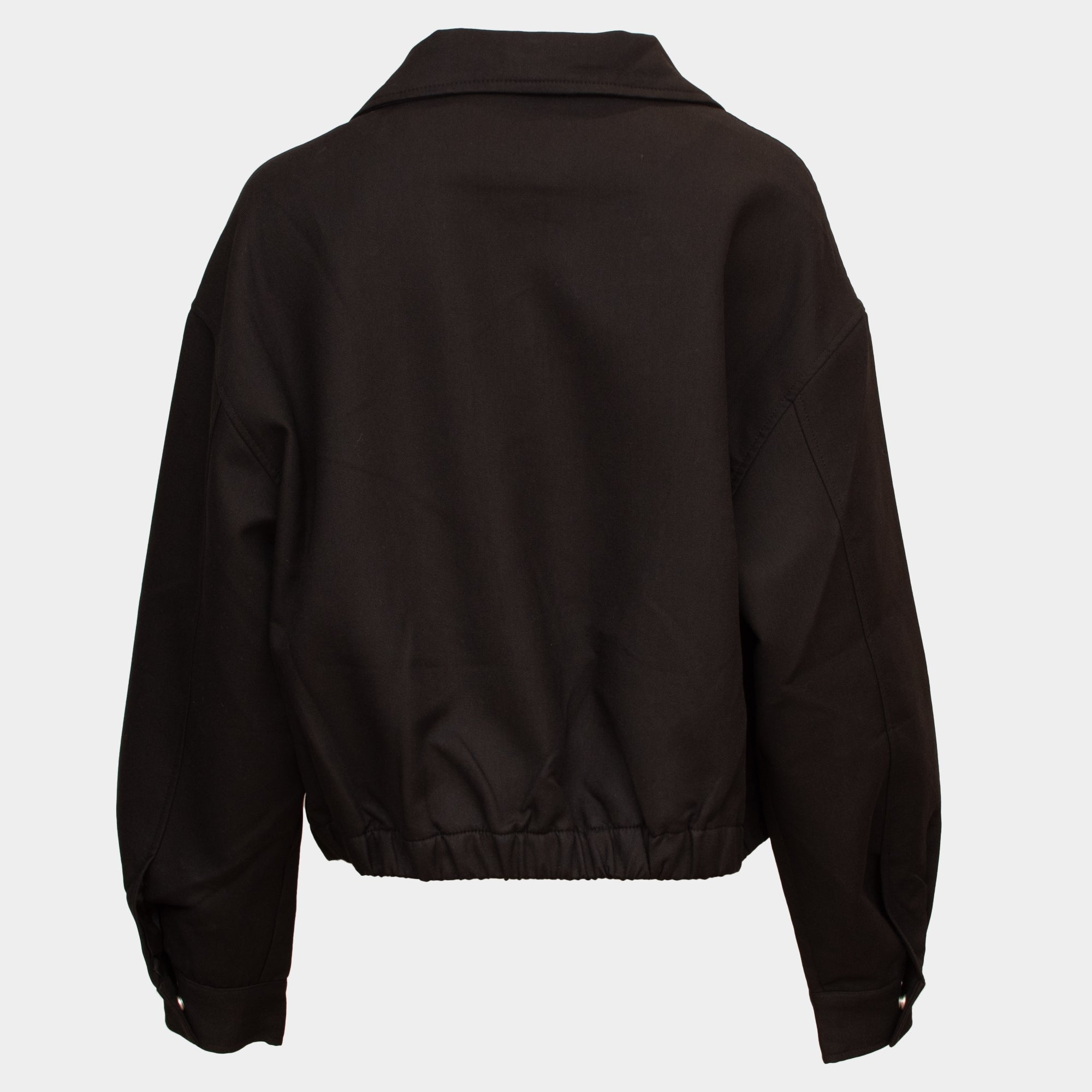 Eida black relaxed fit bomber jacket