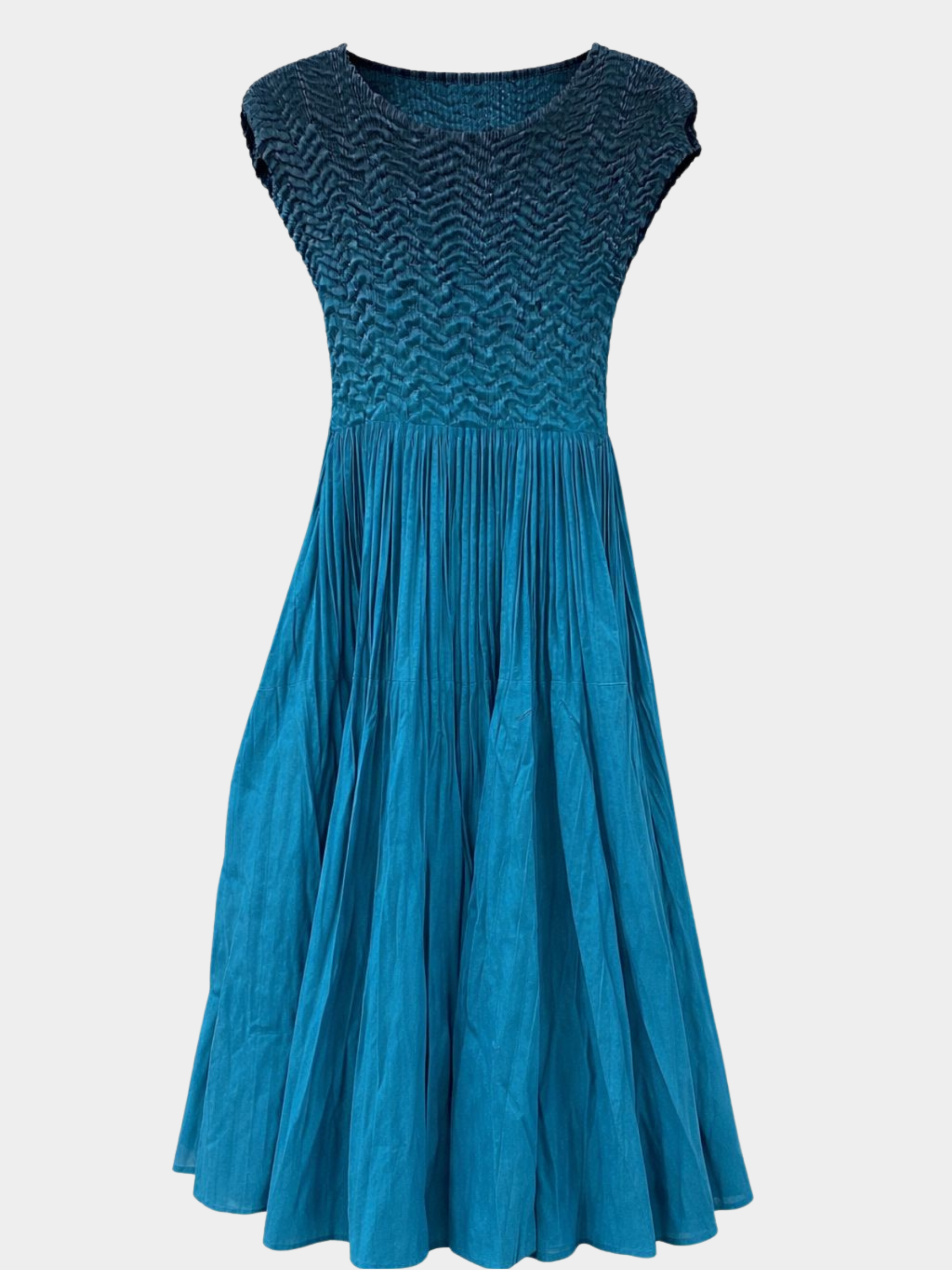 Marlin - Gradient pleated dress