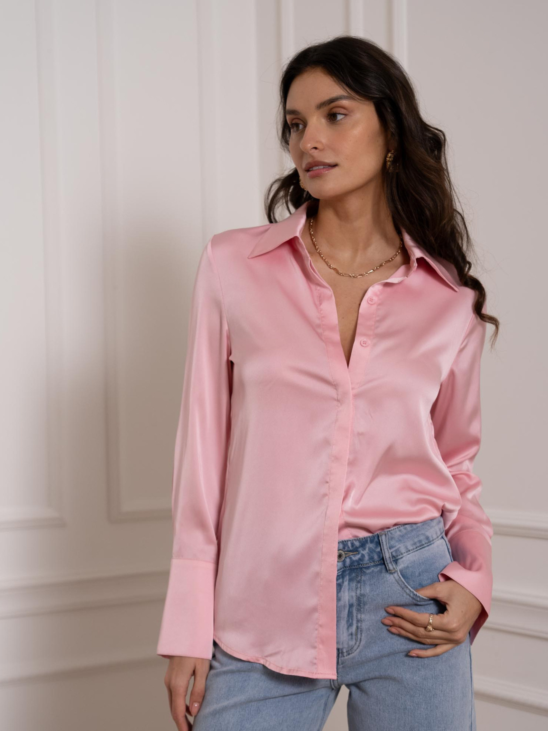 Natasha - Satin shirt