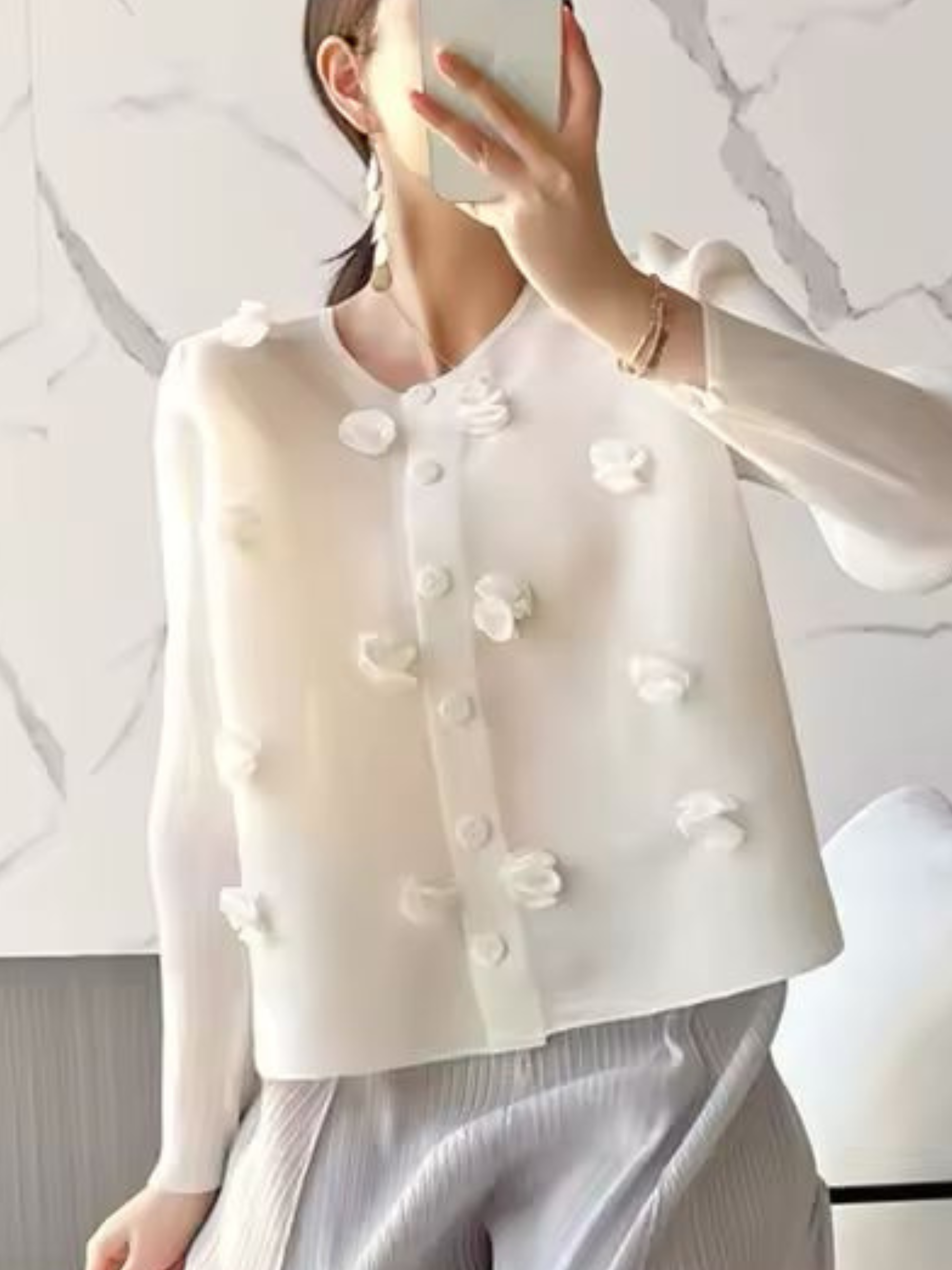 Ali - Petal pleat jacket