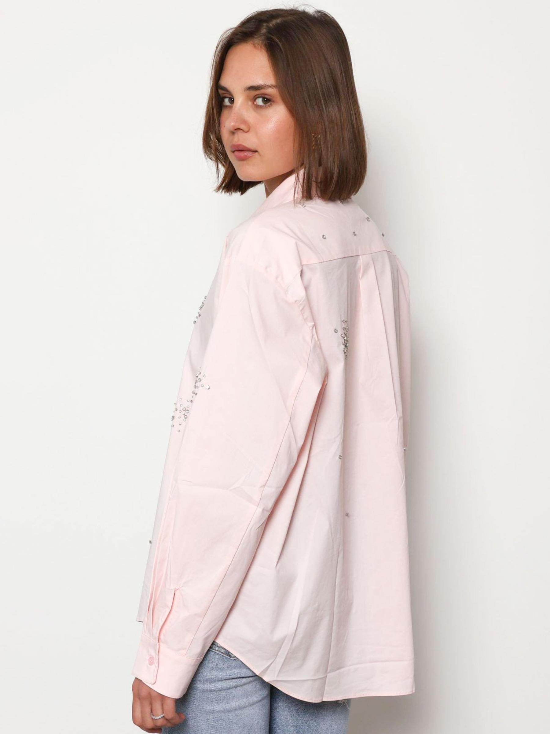 Annabelle - Diamante cluster shirt