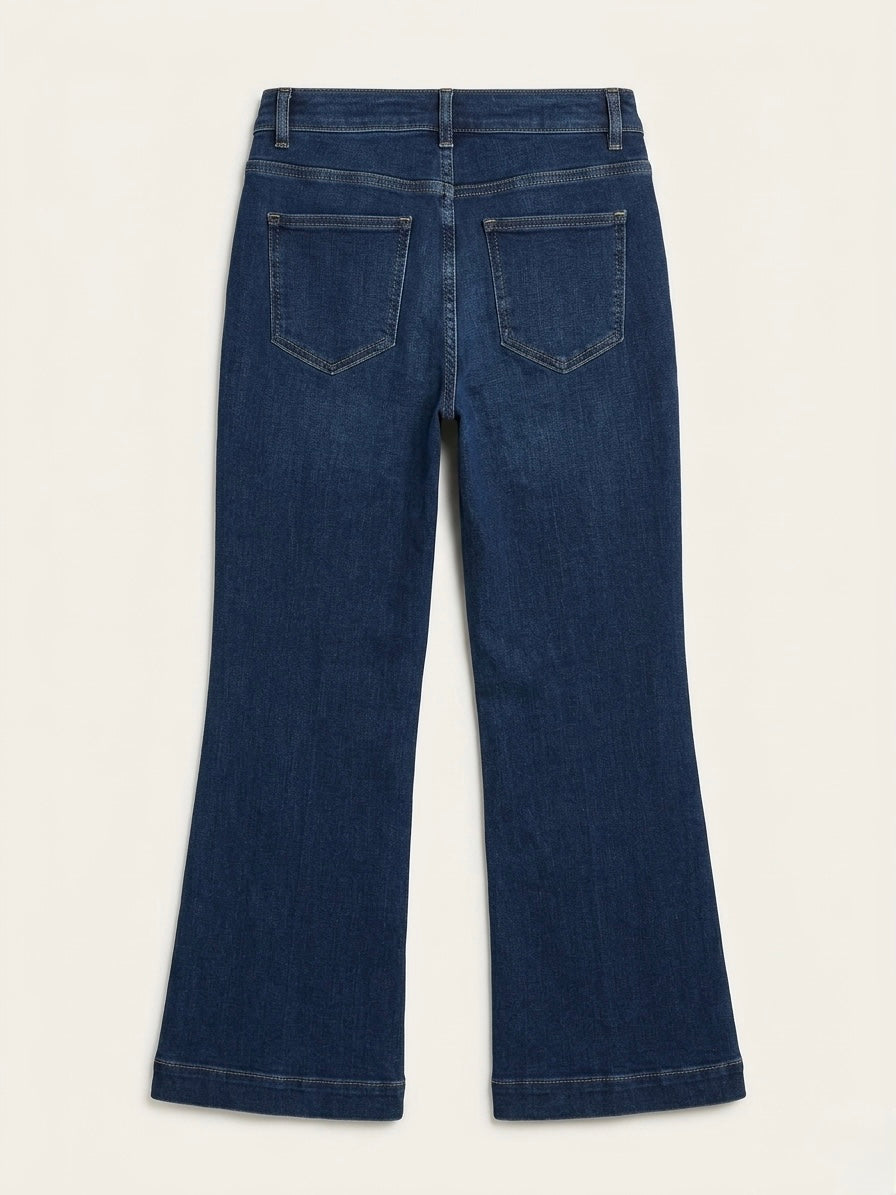 Doreen - Military button front jeans