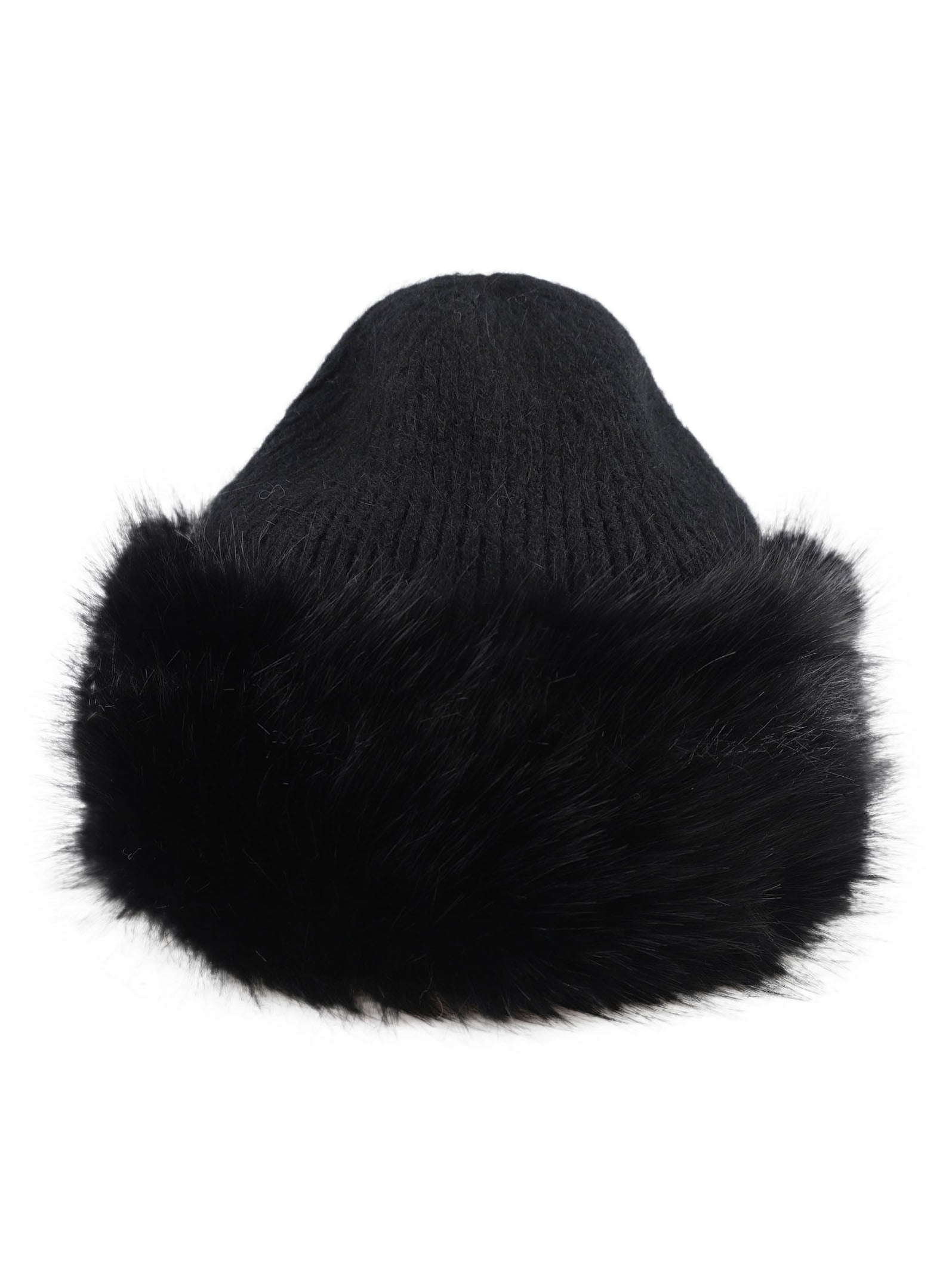 Hanna - Faux fur trimmed hat