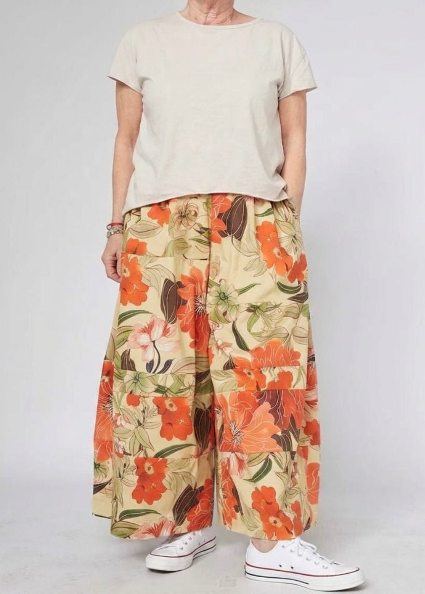 Wilma - Floral print ballon trouser