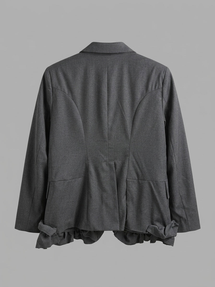 Alexandra - Frill trim blazer