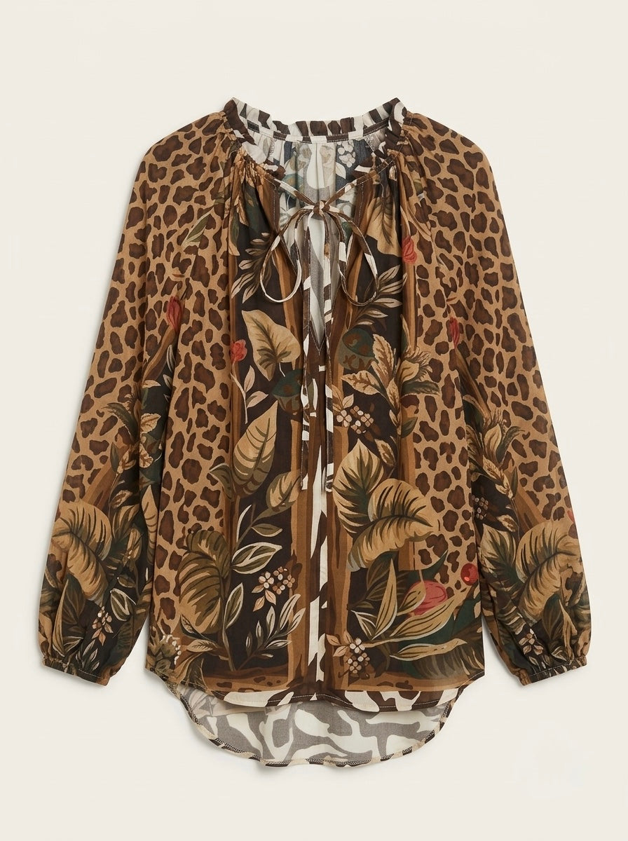 Jessica - Animal printed blouse