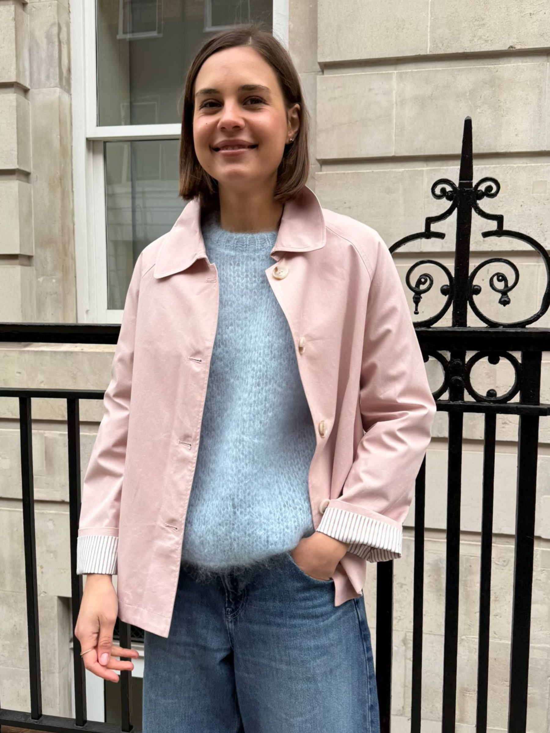 Stephanie - A line cotton jacket