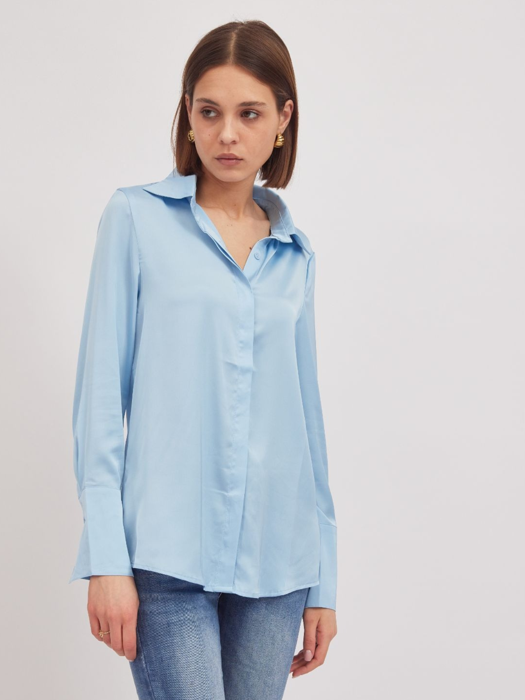Natasha - Satin shirt