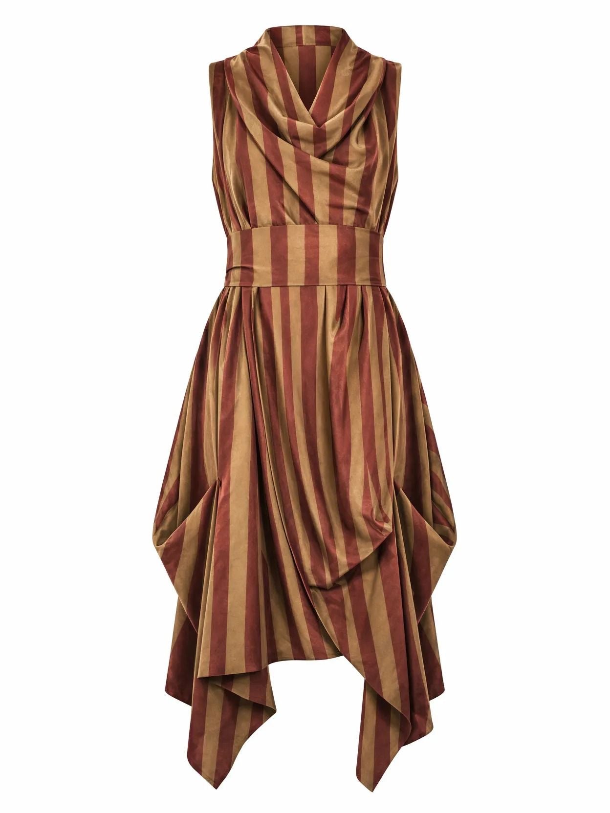 Bethany - Taffeta striped dress