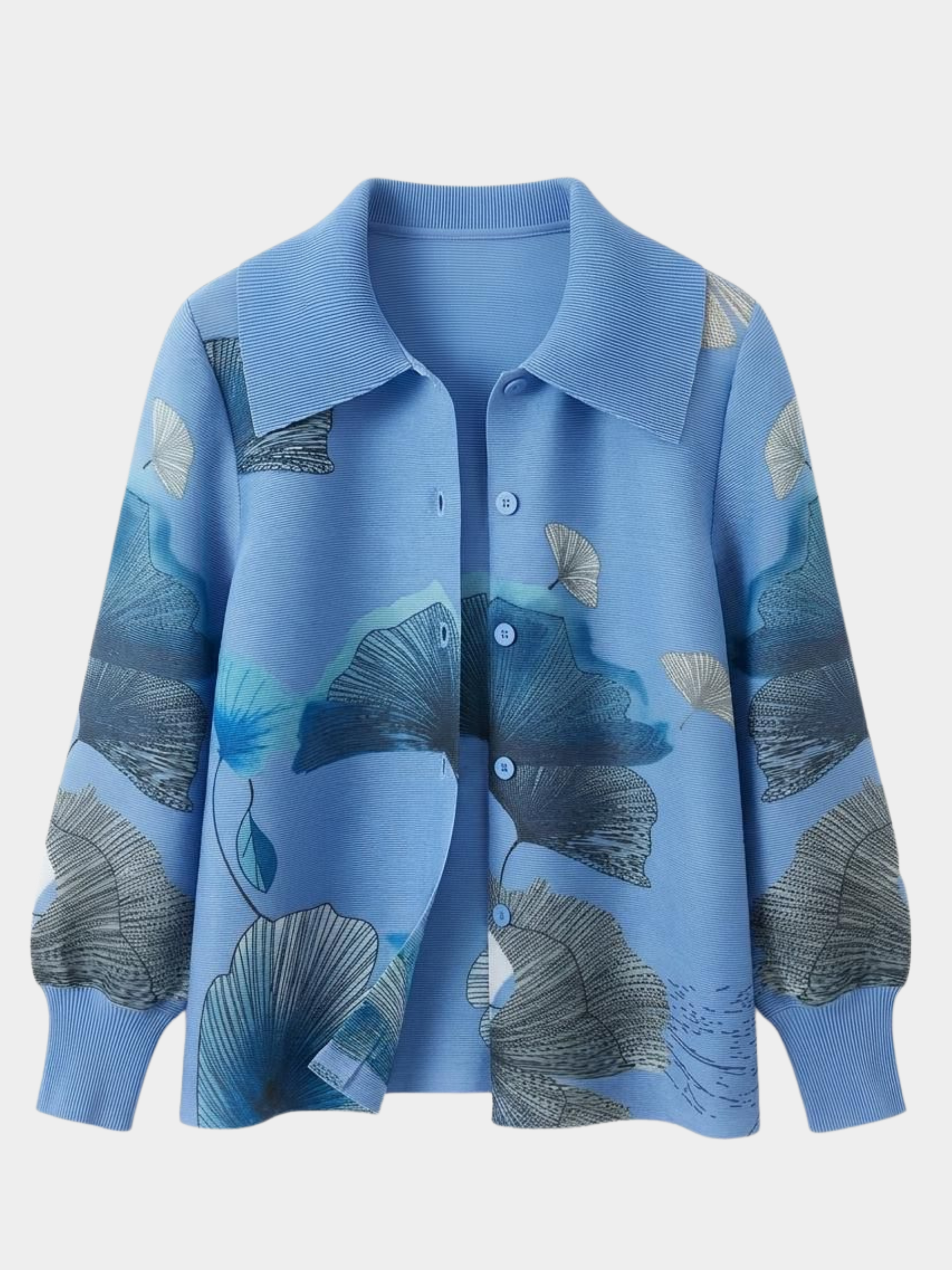 Marlyn - Pleated 3/4 sleeve jacket
