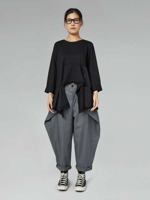 Hailey - Raggy hem top