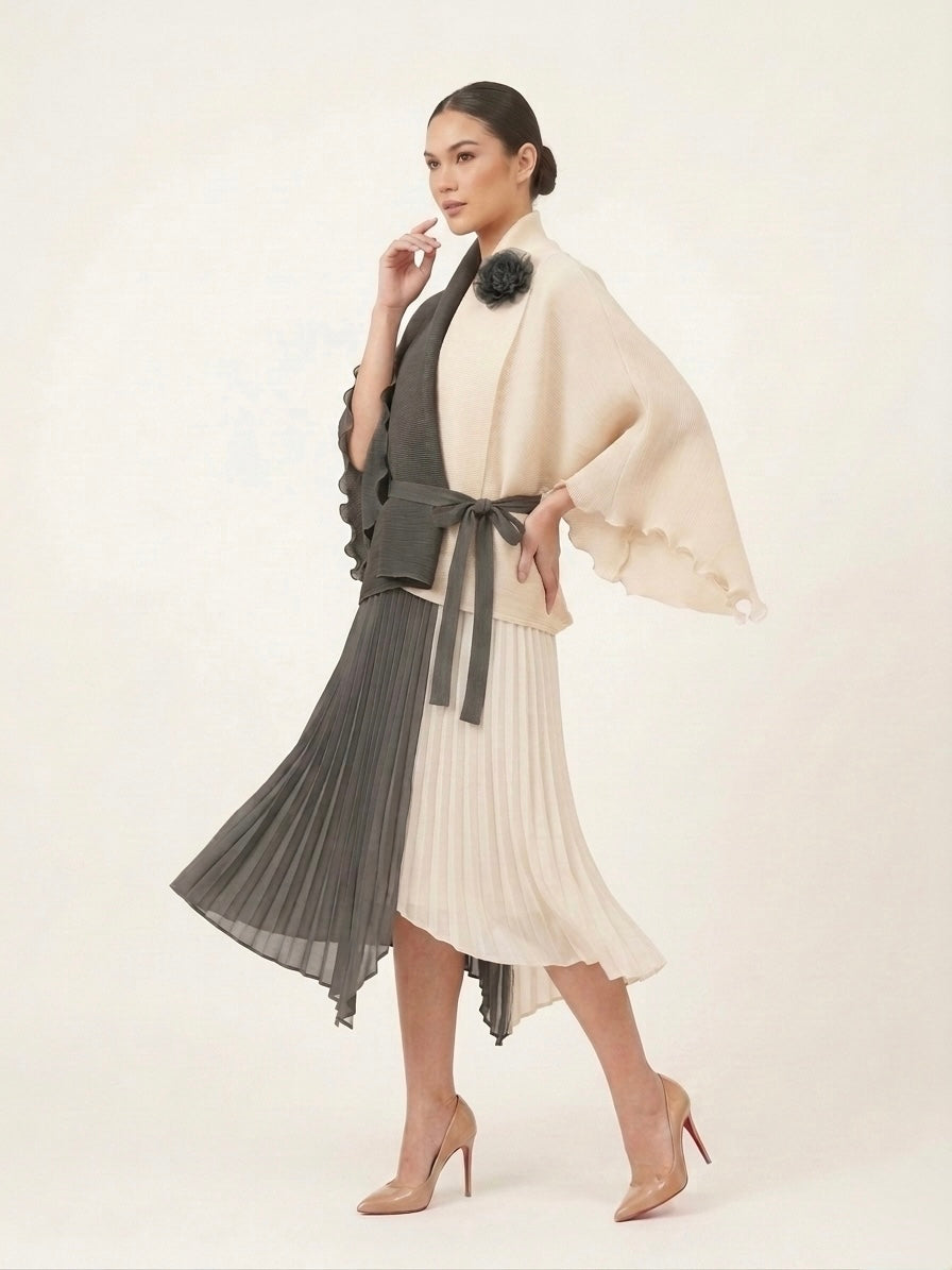 Felicity - Pleat jacket & skirt