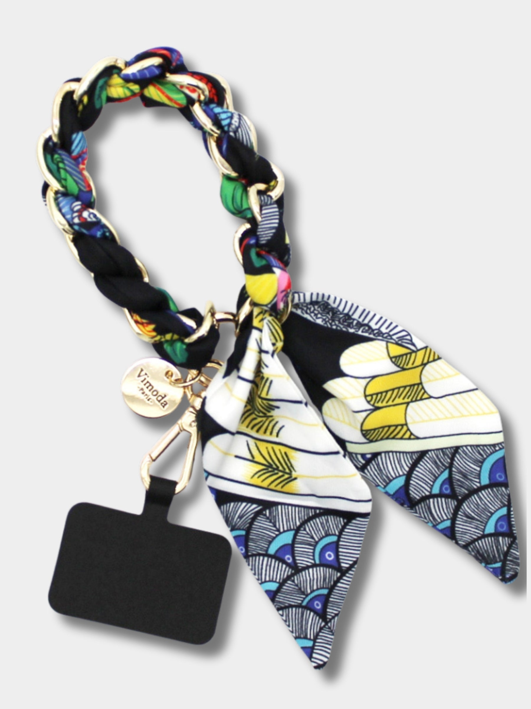 Jessie - Scarf print phone wrist strap