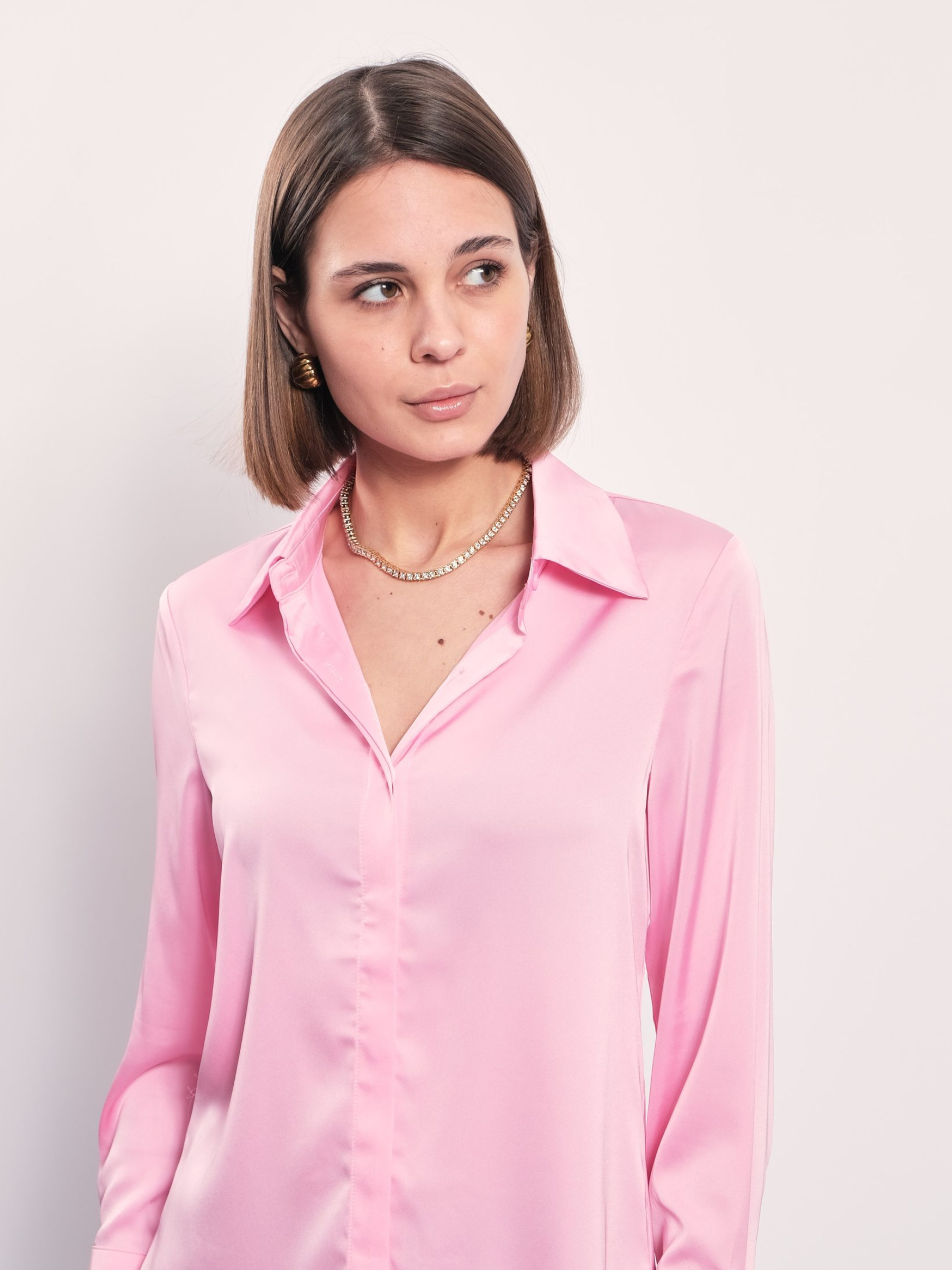 Natasha - Satin shirt