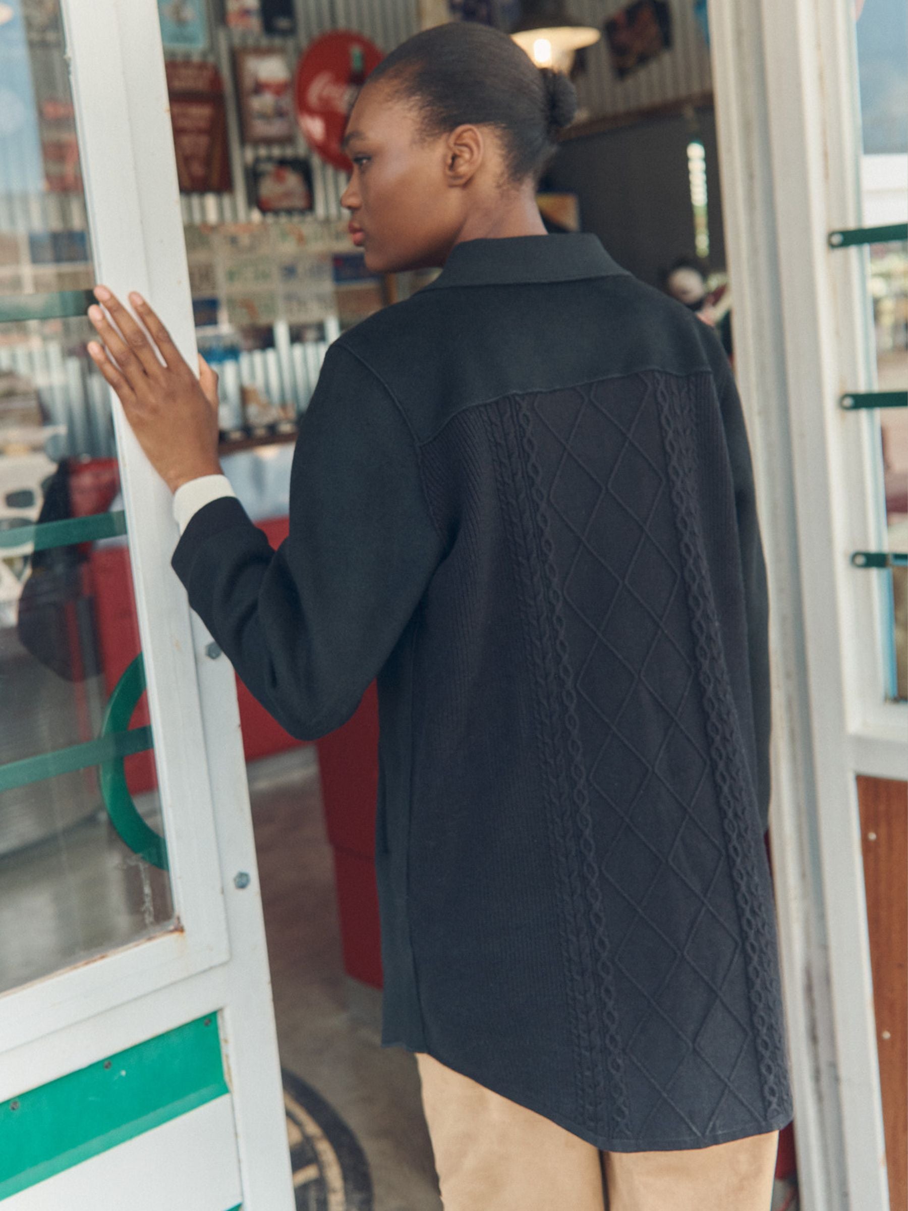 Heidi - Knitted shirt jacket