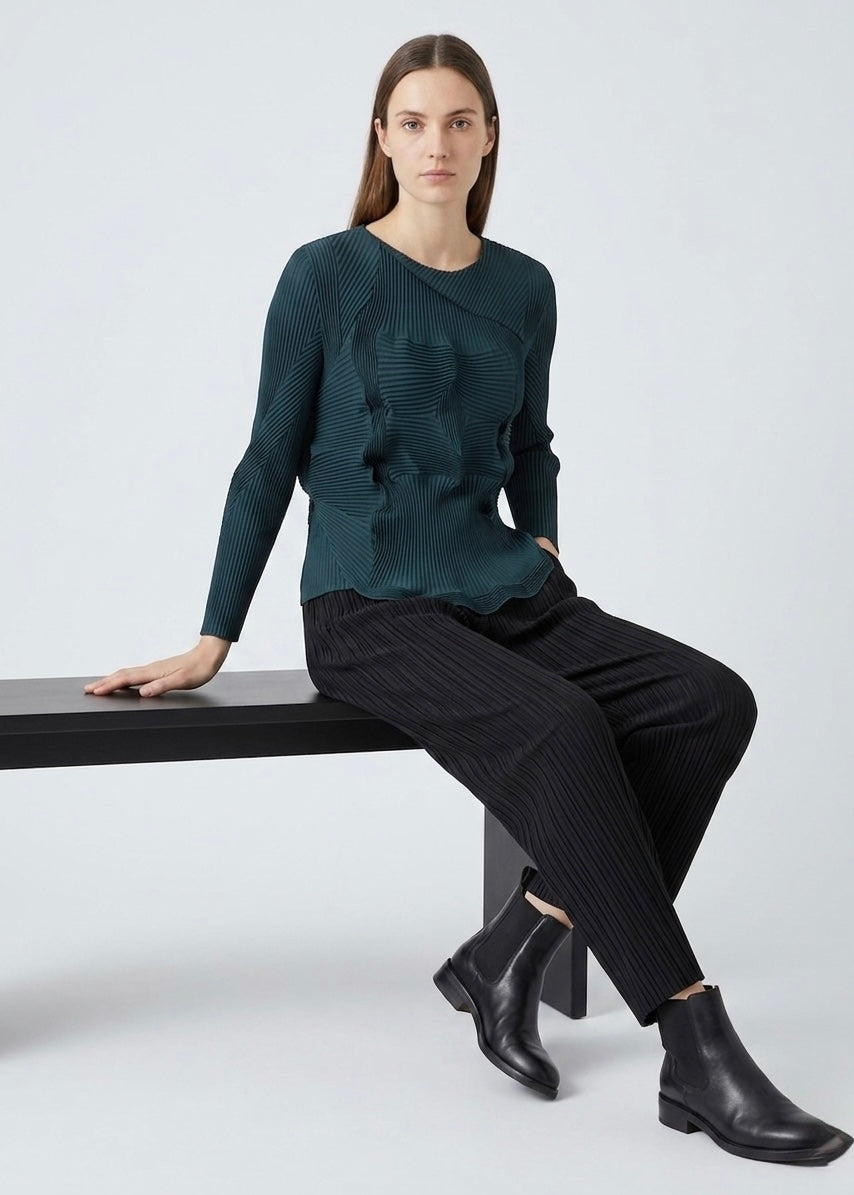Lucky Origami pleated top