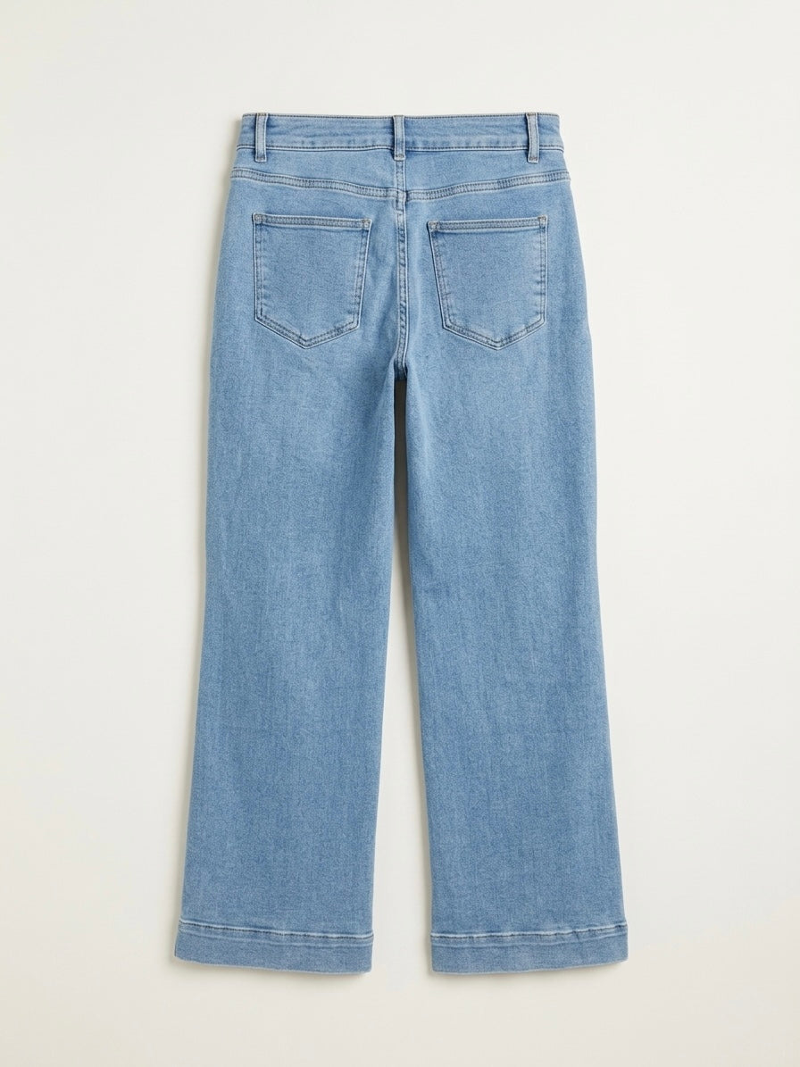 Doreen - Military button front jeans