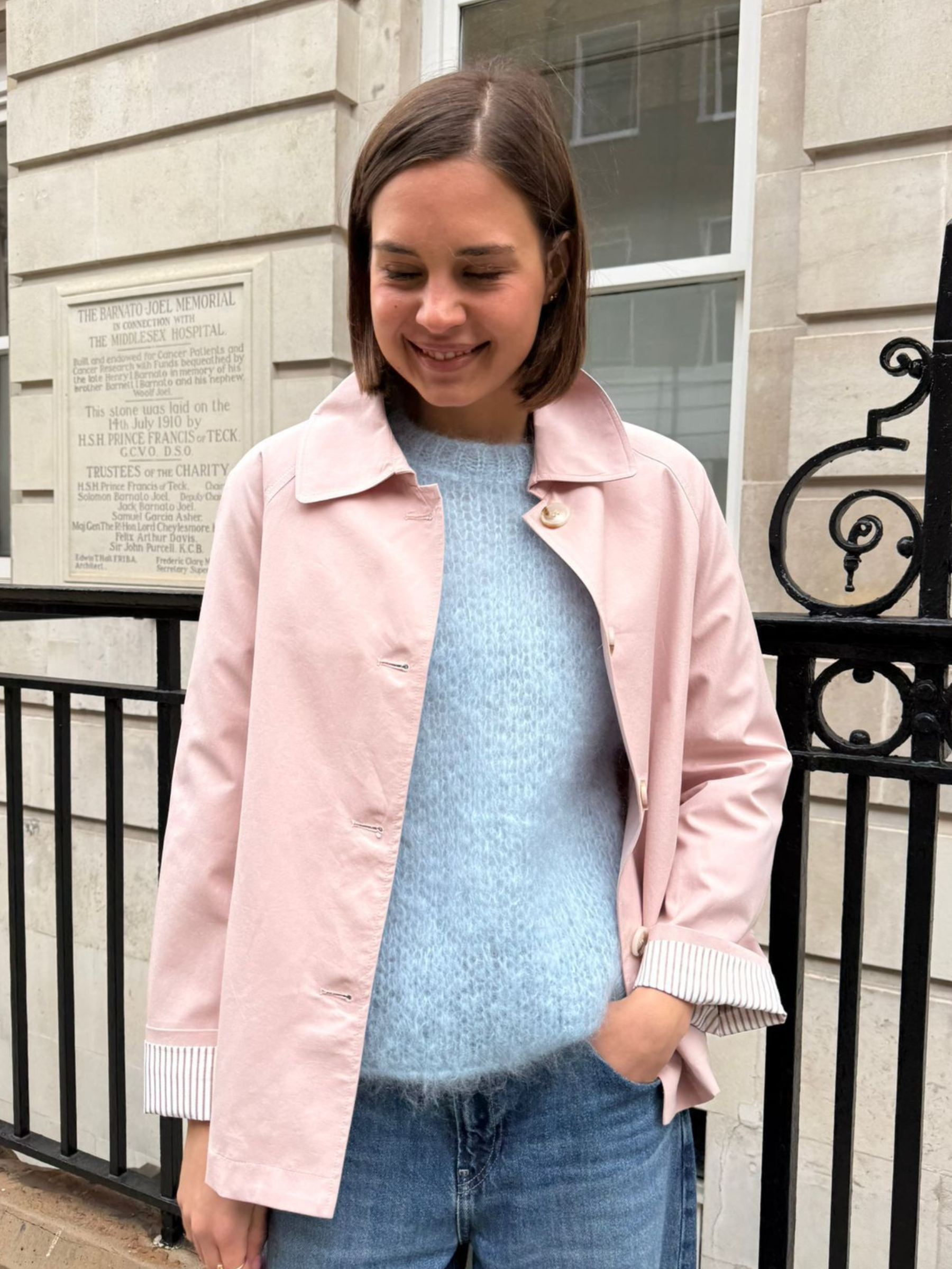 Stephanie - A line cotton jacket