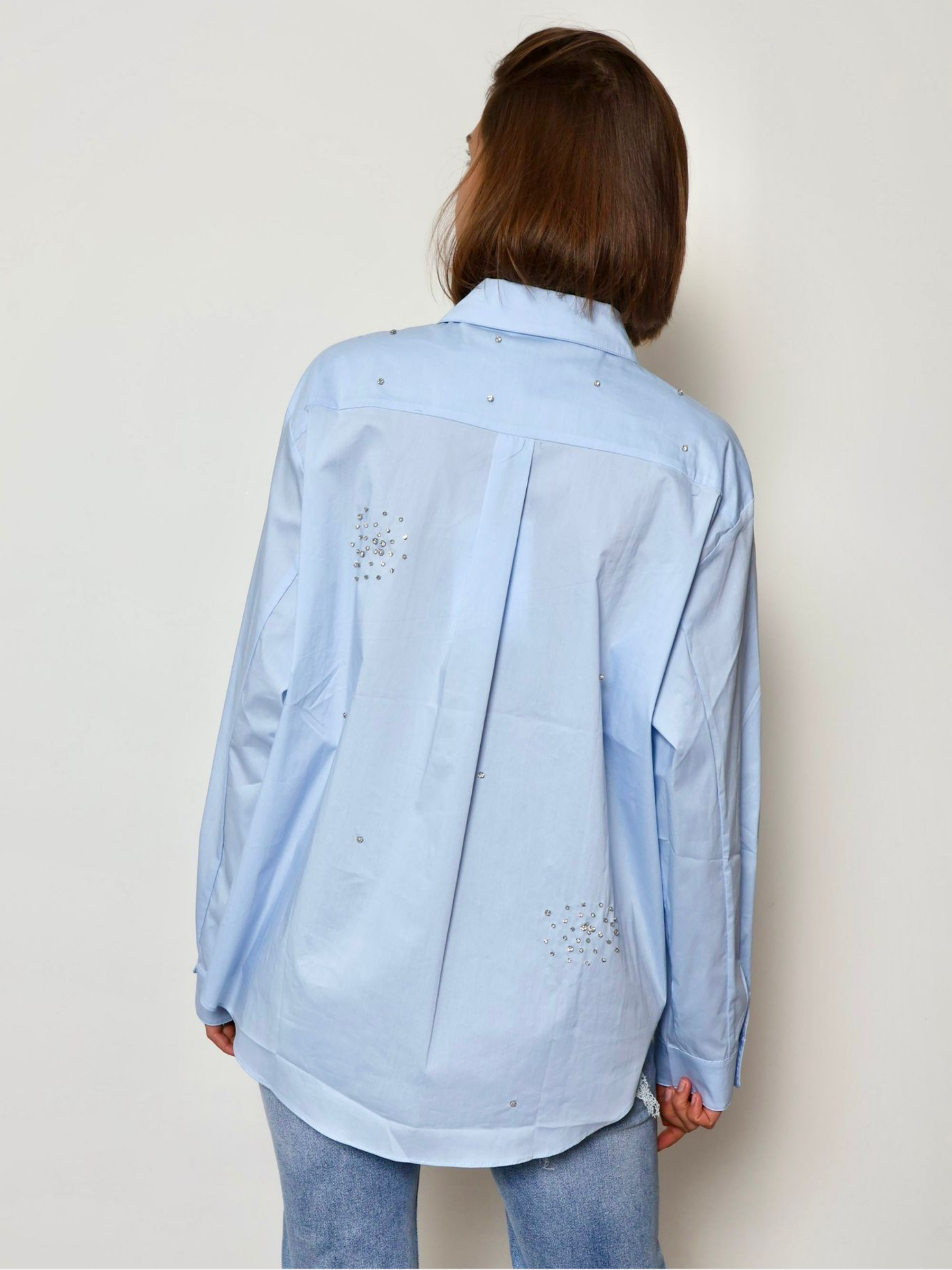 Annabelle - Diamante cluster shirt