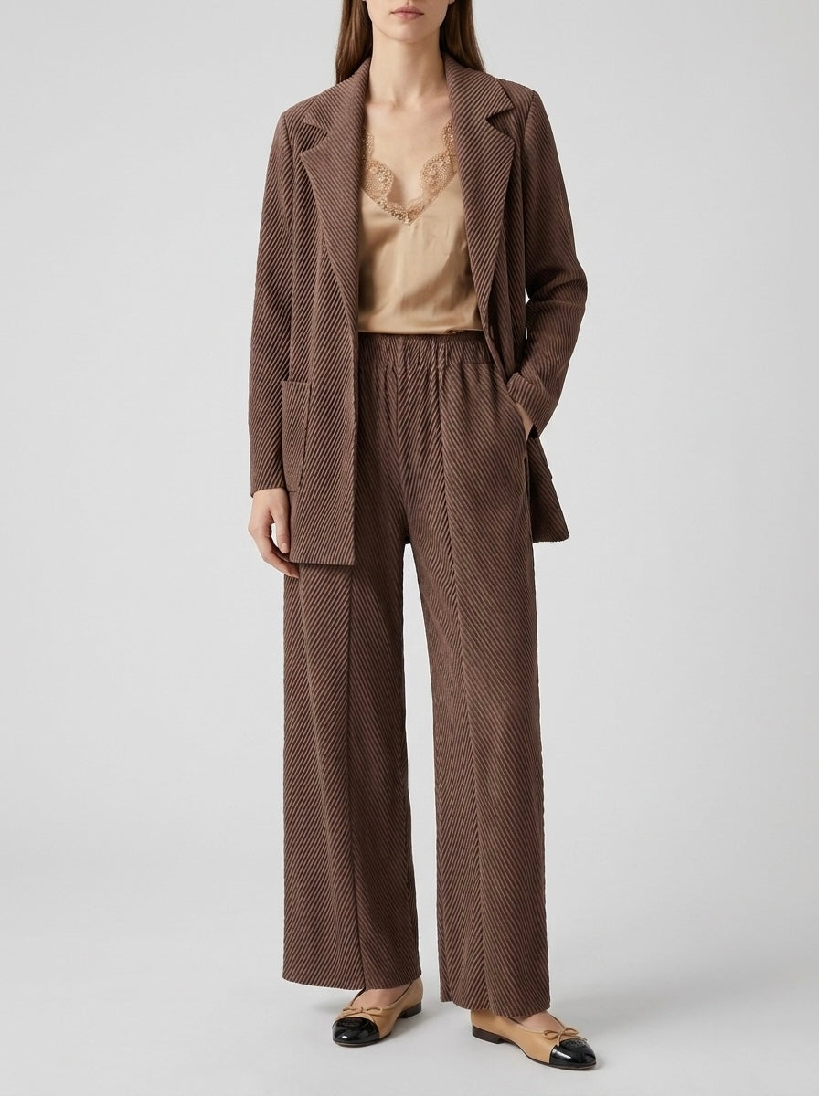 Abel - Chevron pleat jacket