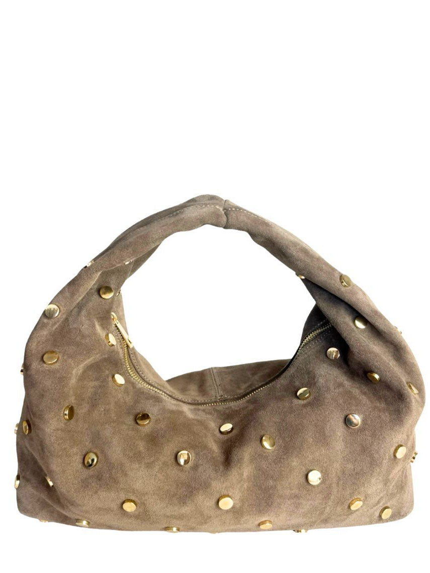 Nerinda - Suede studded bag