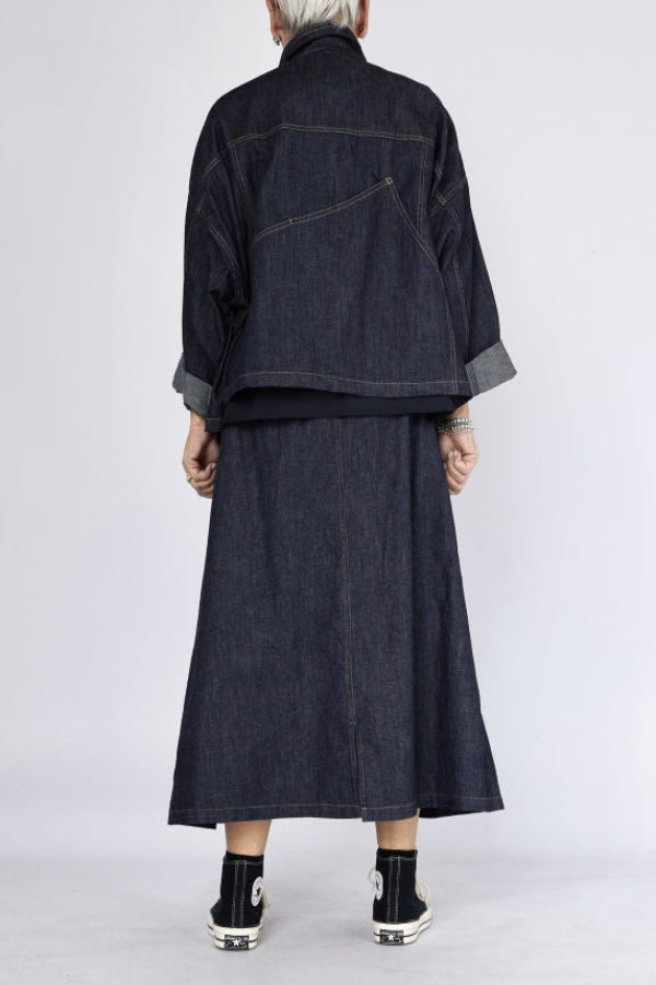 Adera - Denim a-line jacket