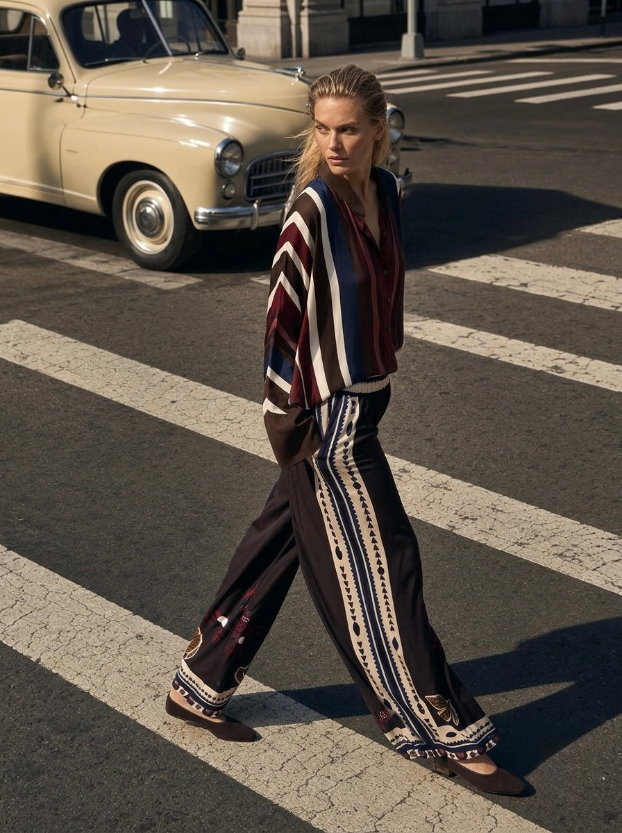 Amba - Printed trouser