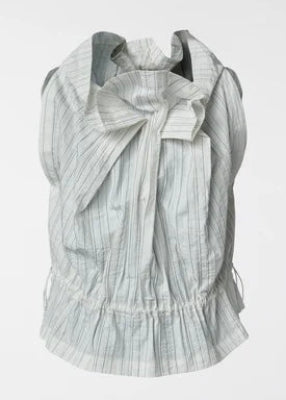 Rae - Stripe gathered top