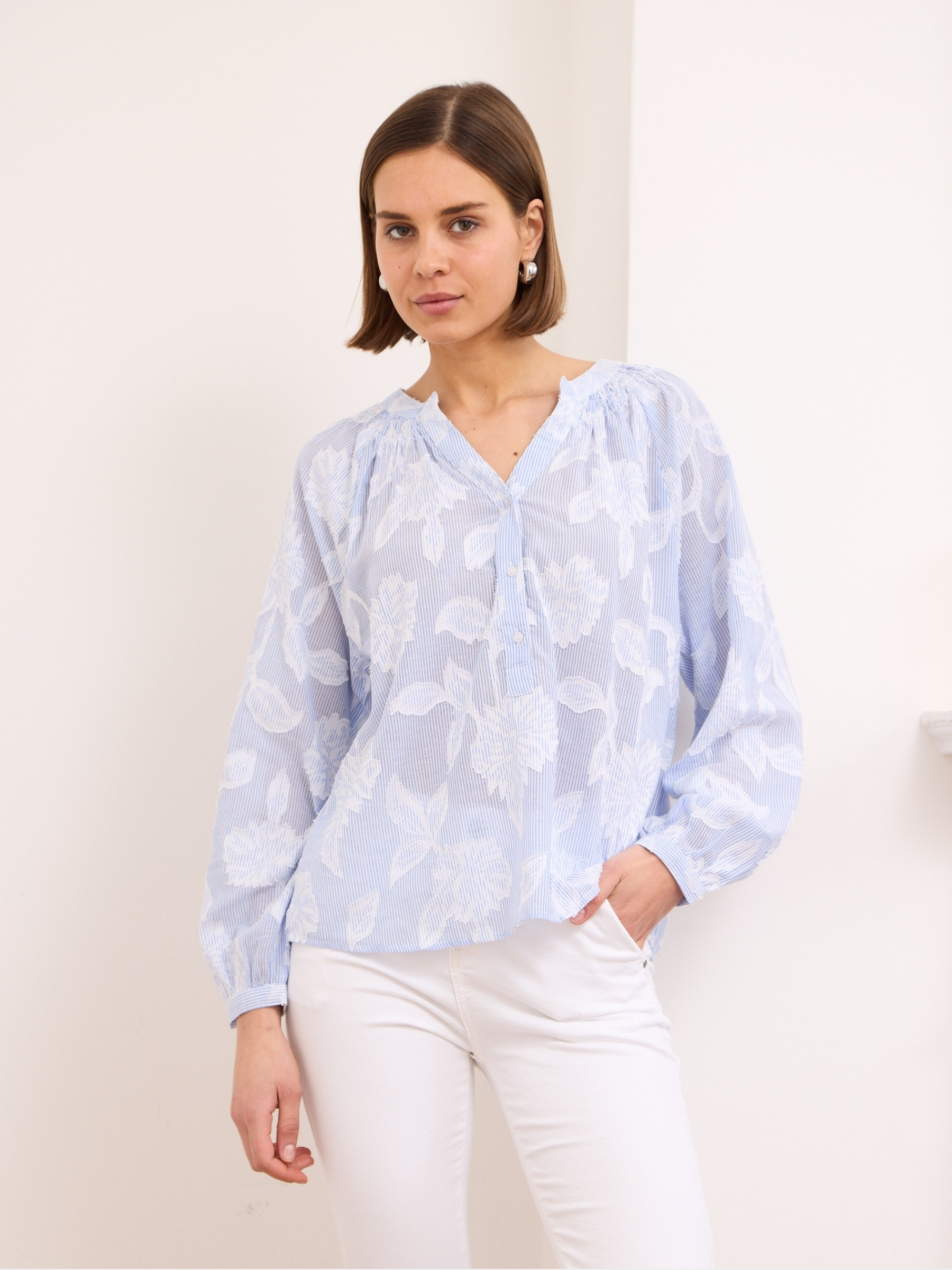 Paloma - Soft stripe blouse