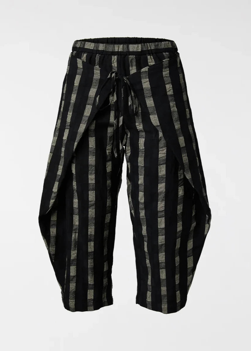 Cheski - Check wrap trouser