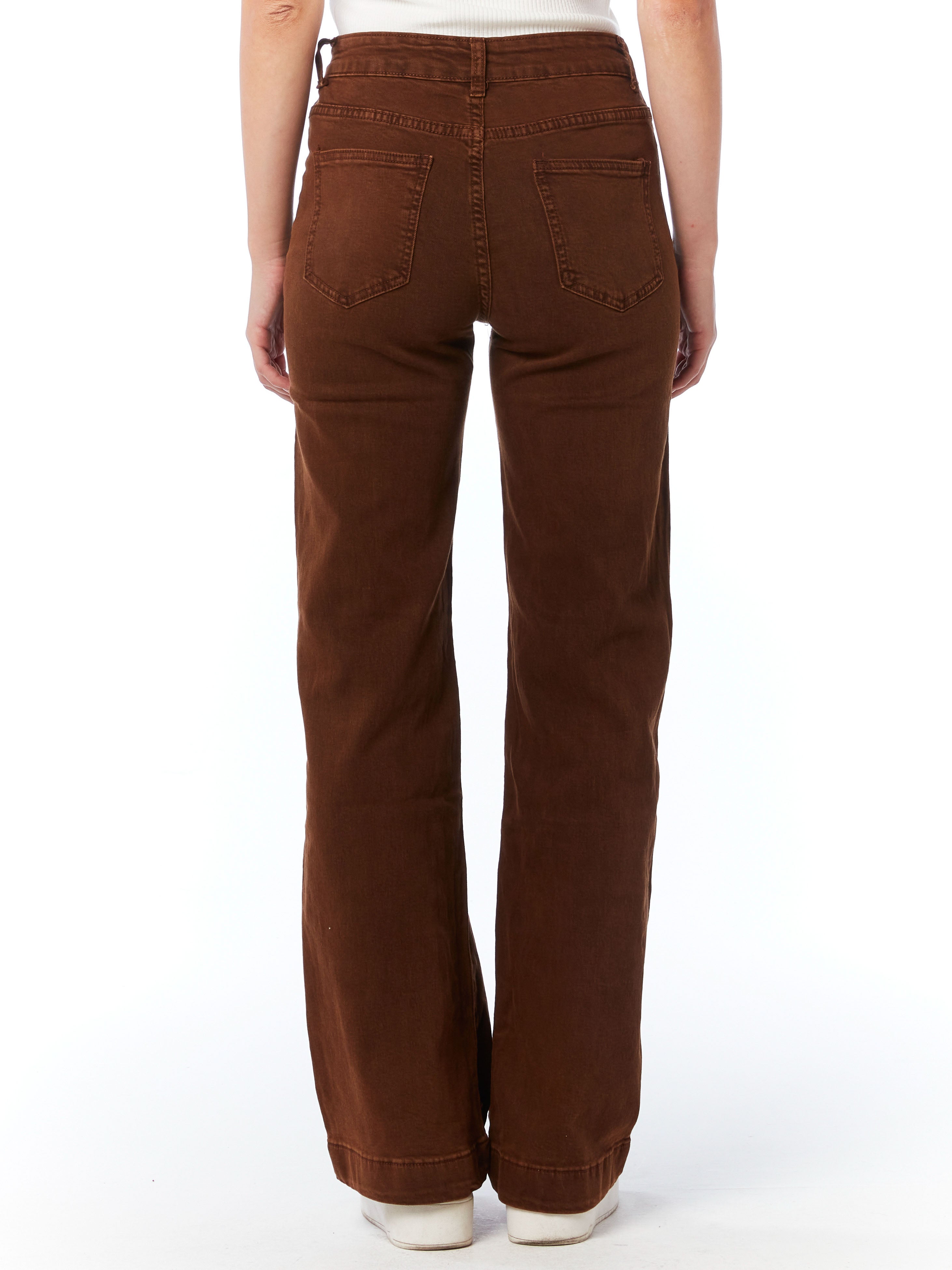 Doreen - Military button front jeans