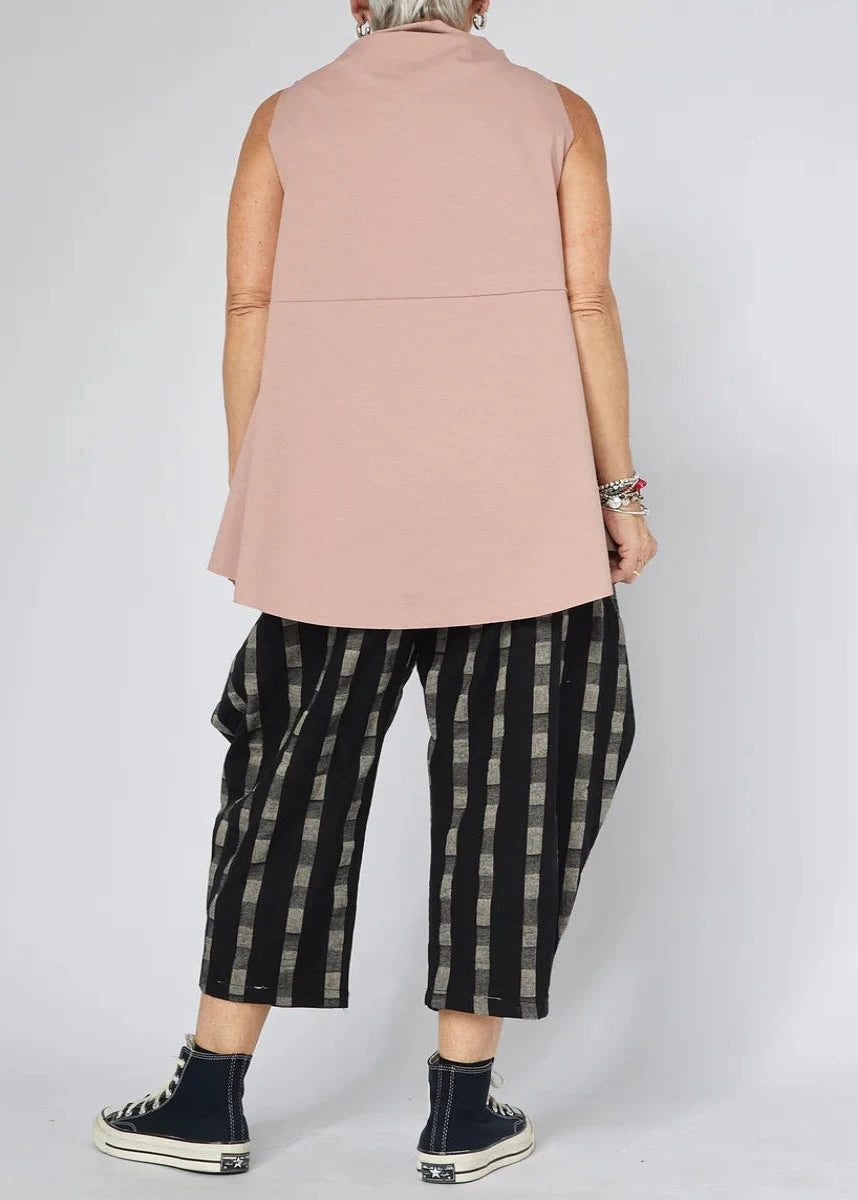 Cheski - Check wrap trouser