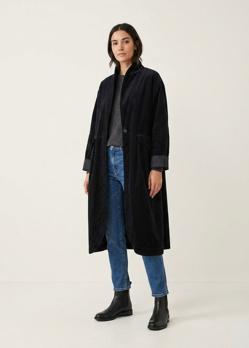 Frieda - Corded velvet coat