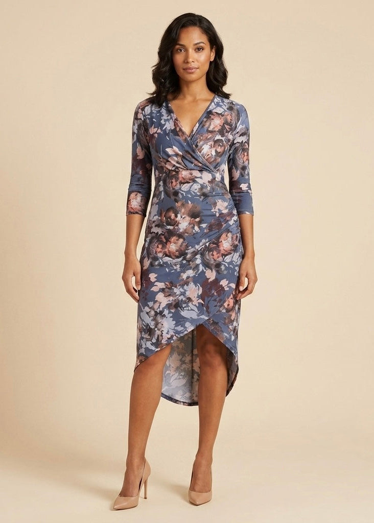 Tayler Printed wrap dress