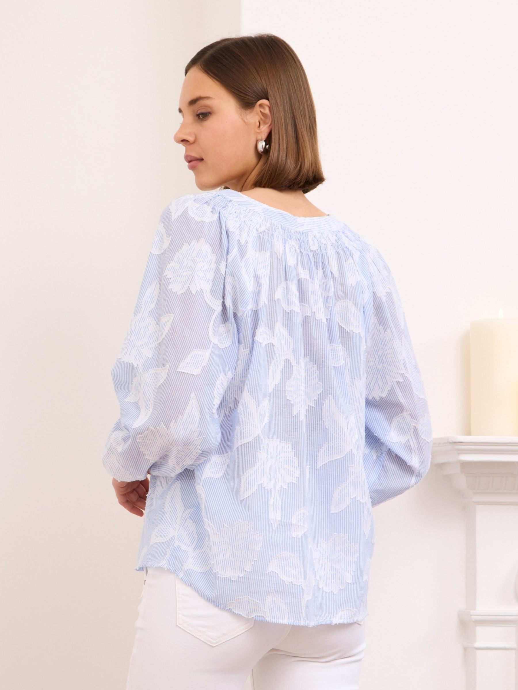 Paloma - Soft stripe blouse