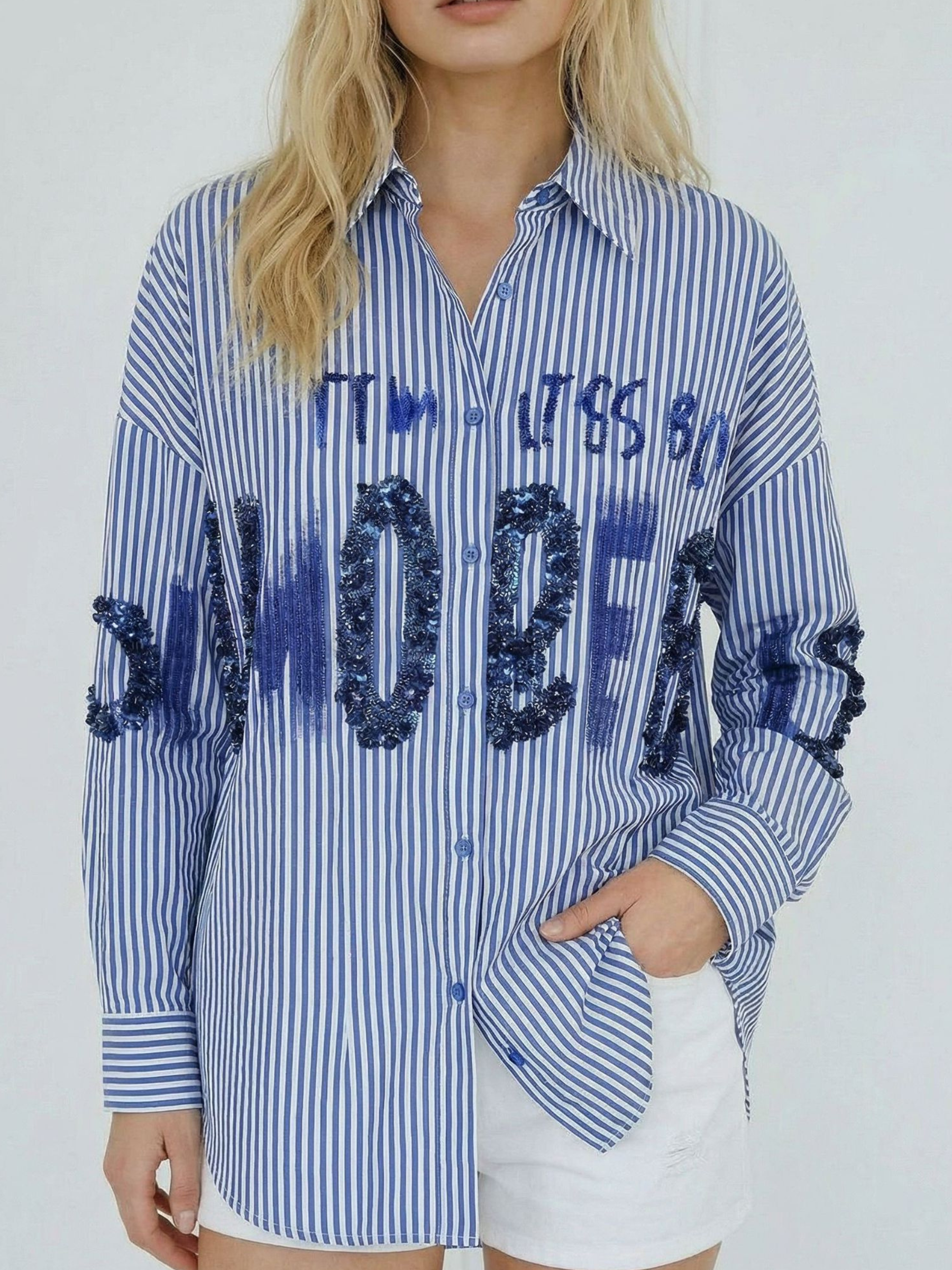 Thais - Graffiti stripe shirt