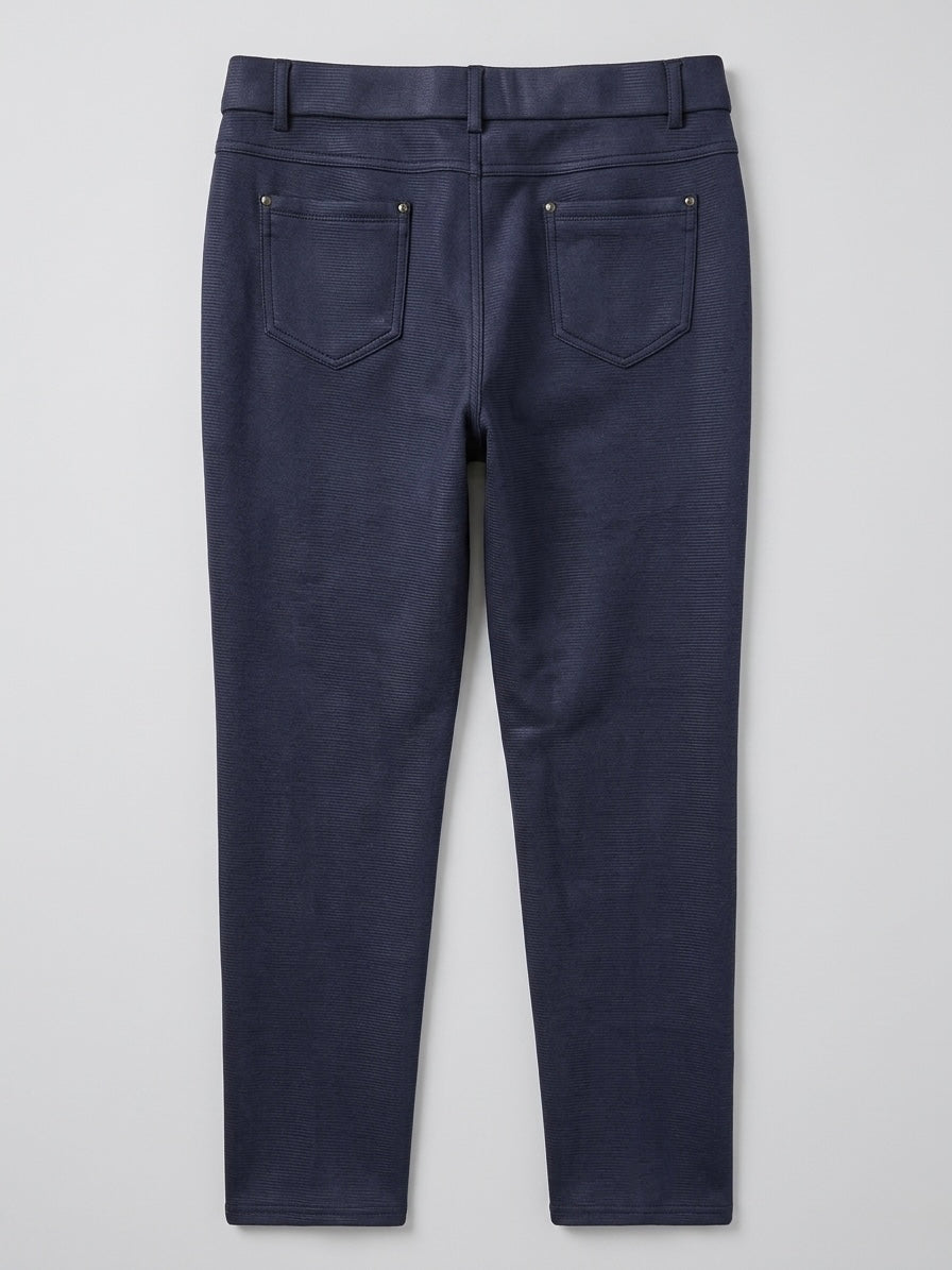 Freya soft touch navy straight leg trouser