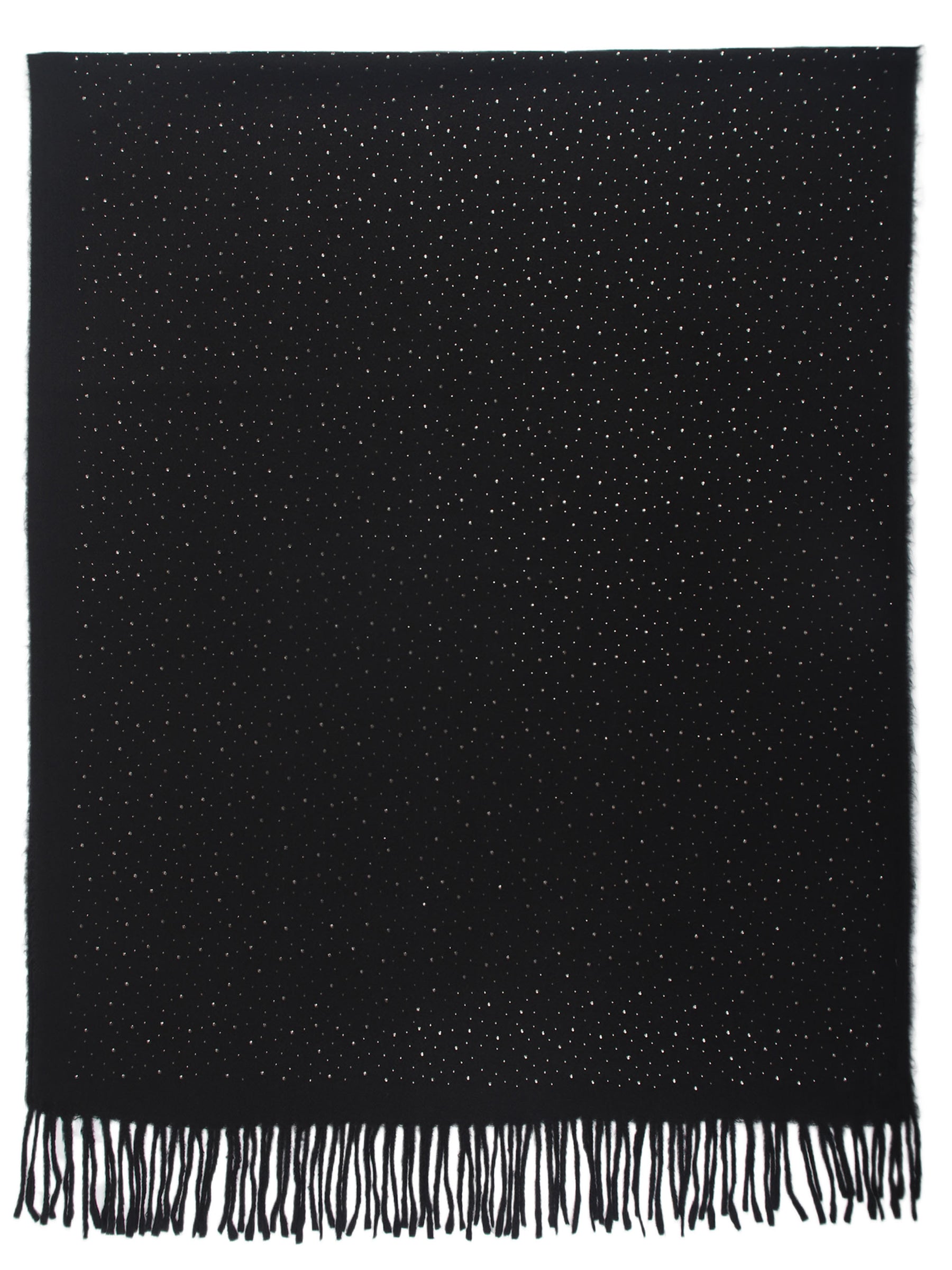 Sparkle - Embellished wool blend scarf