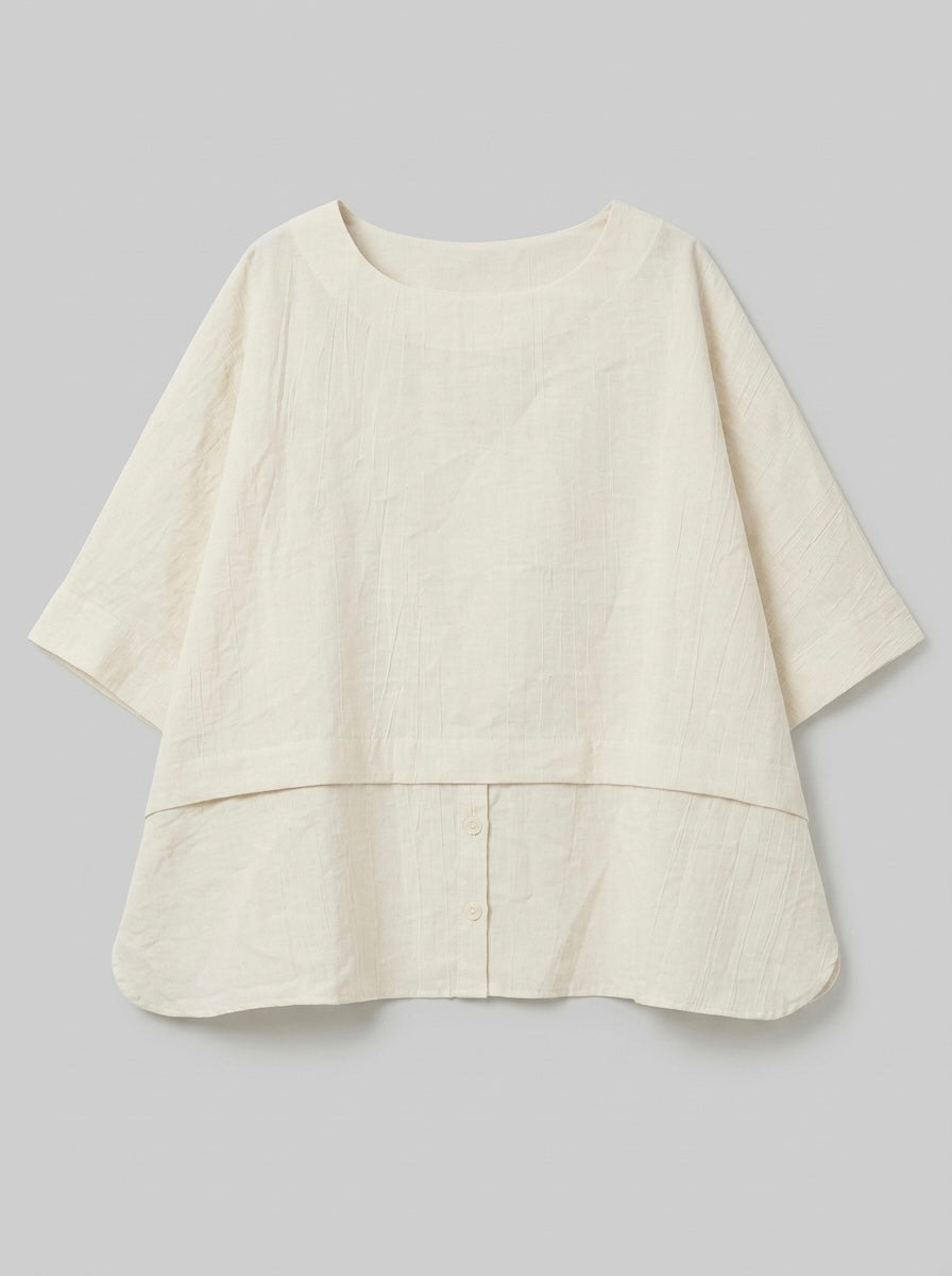 Debbie - Cotton & Linen blend top
