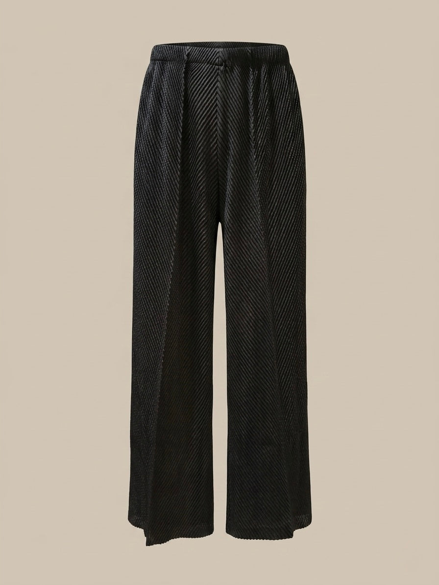 Abel - Chevron pleated trouser