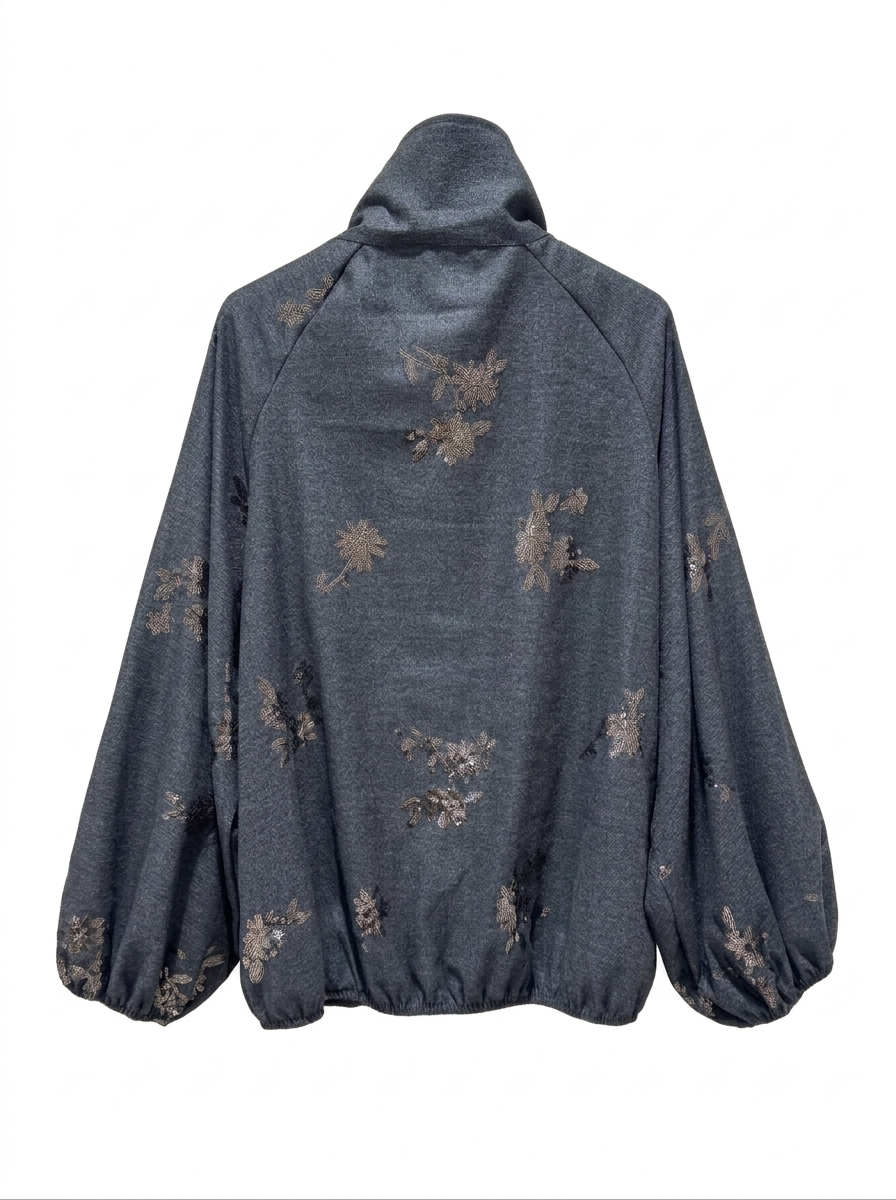 Joss - Sequin detail bomber jacket