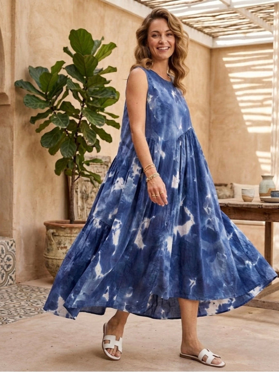 Penny - Tye dye midi dress