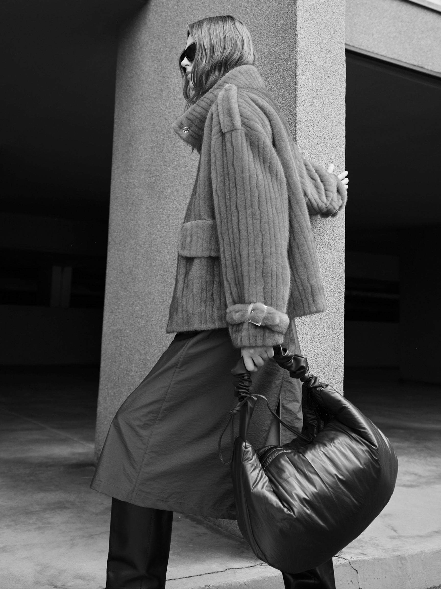 Alexi - Faux fur lapel jacket