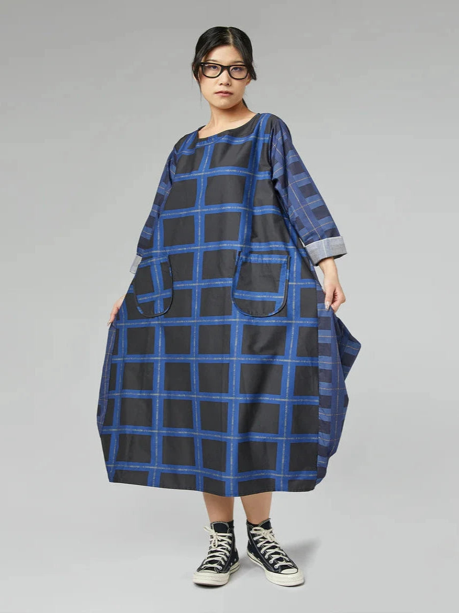 Maria - Oversized check dress