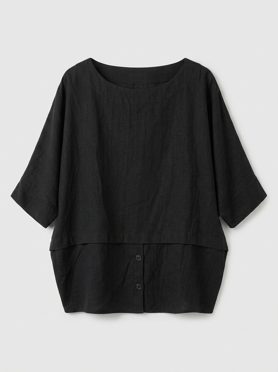 Debbie - Cotton & Linen blend top