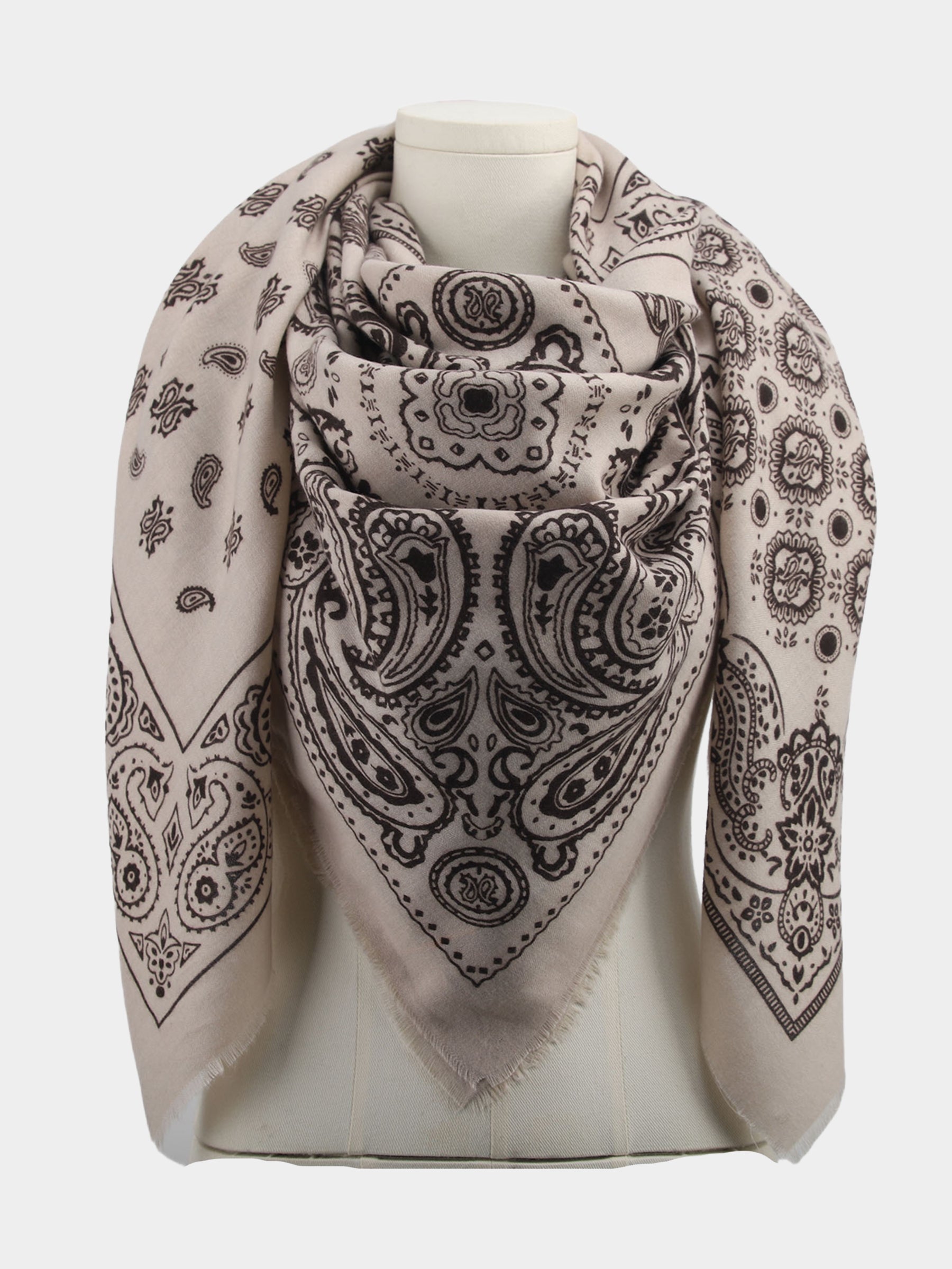 Paisley - Large square scarf