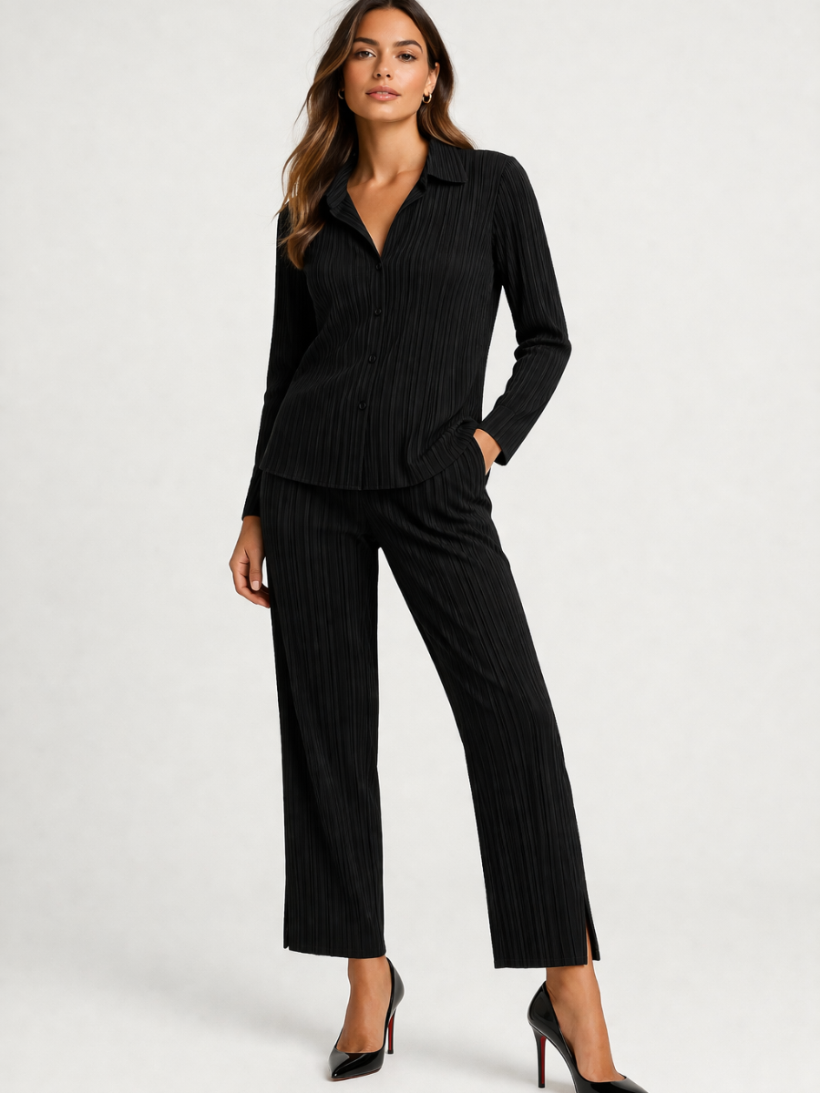 Logan - Pleated shirt