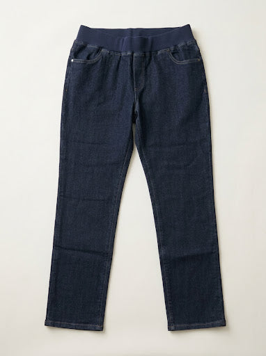 Jess Denim tregging trouser in denim blue